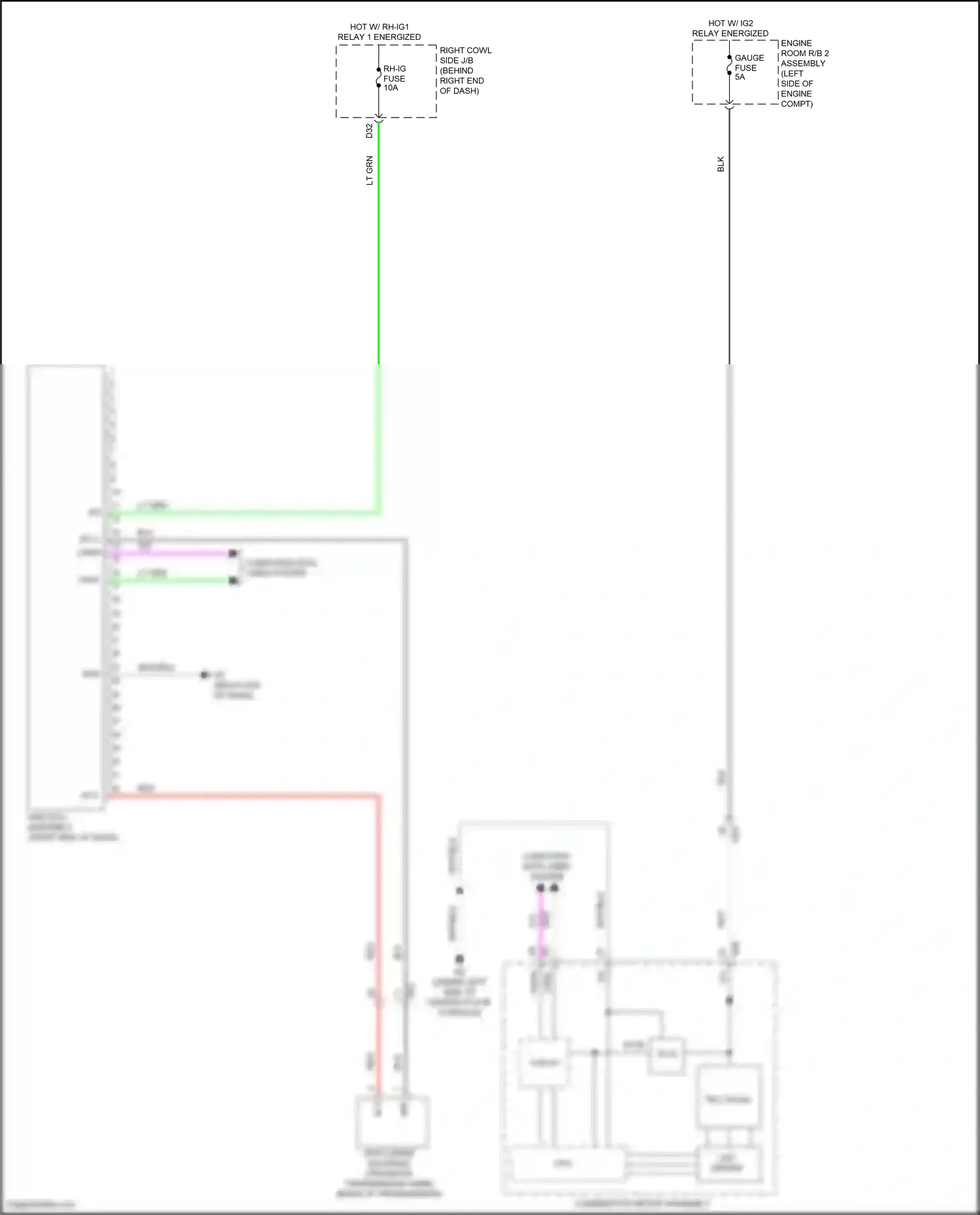 Lexus GS IV facelift (2015-2020) computer data lines system wiring diagram  (81 of 151)