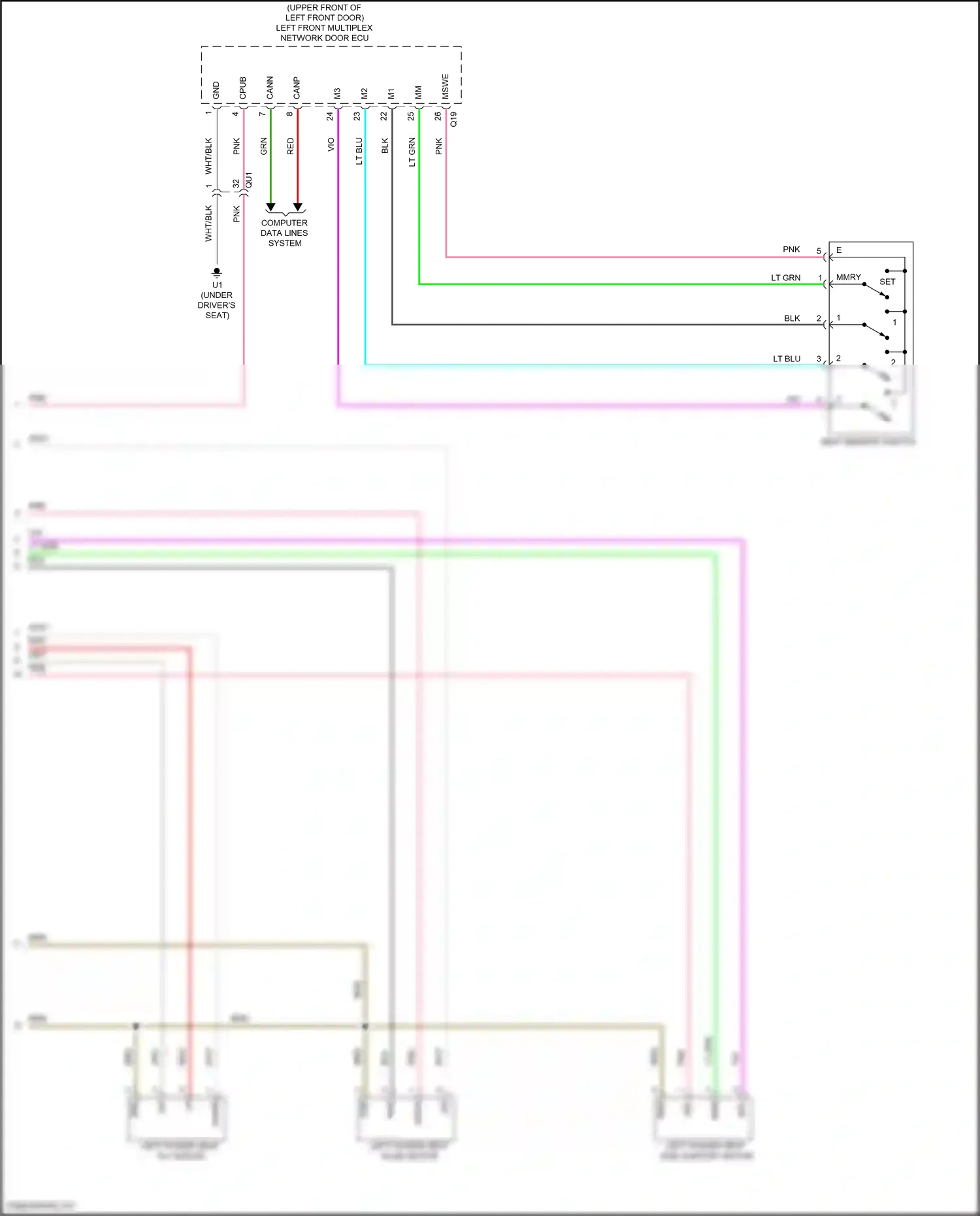Lexus GS IV facelift (2015-2020) computer data lines system wiring diagram  (105 of 151)
