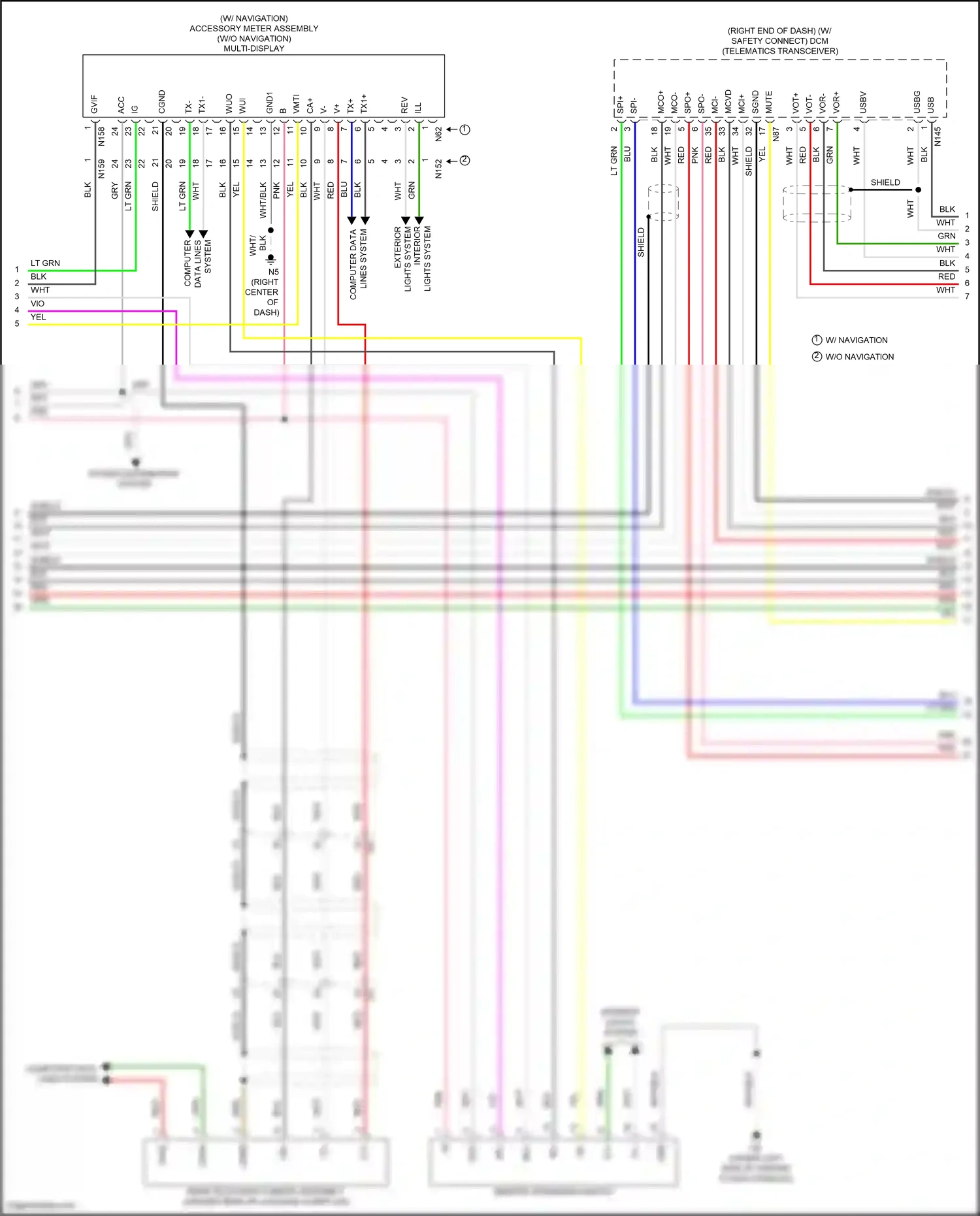 Lexus GS IV facelift (2015-2020) computer wiring diagram  (2 of 5)