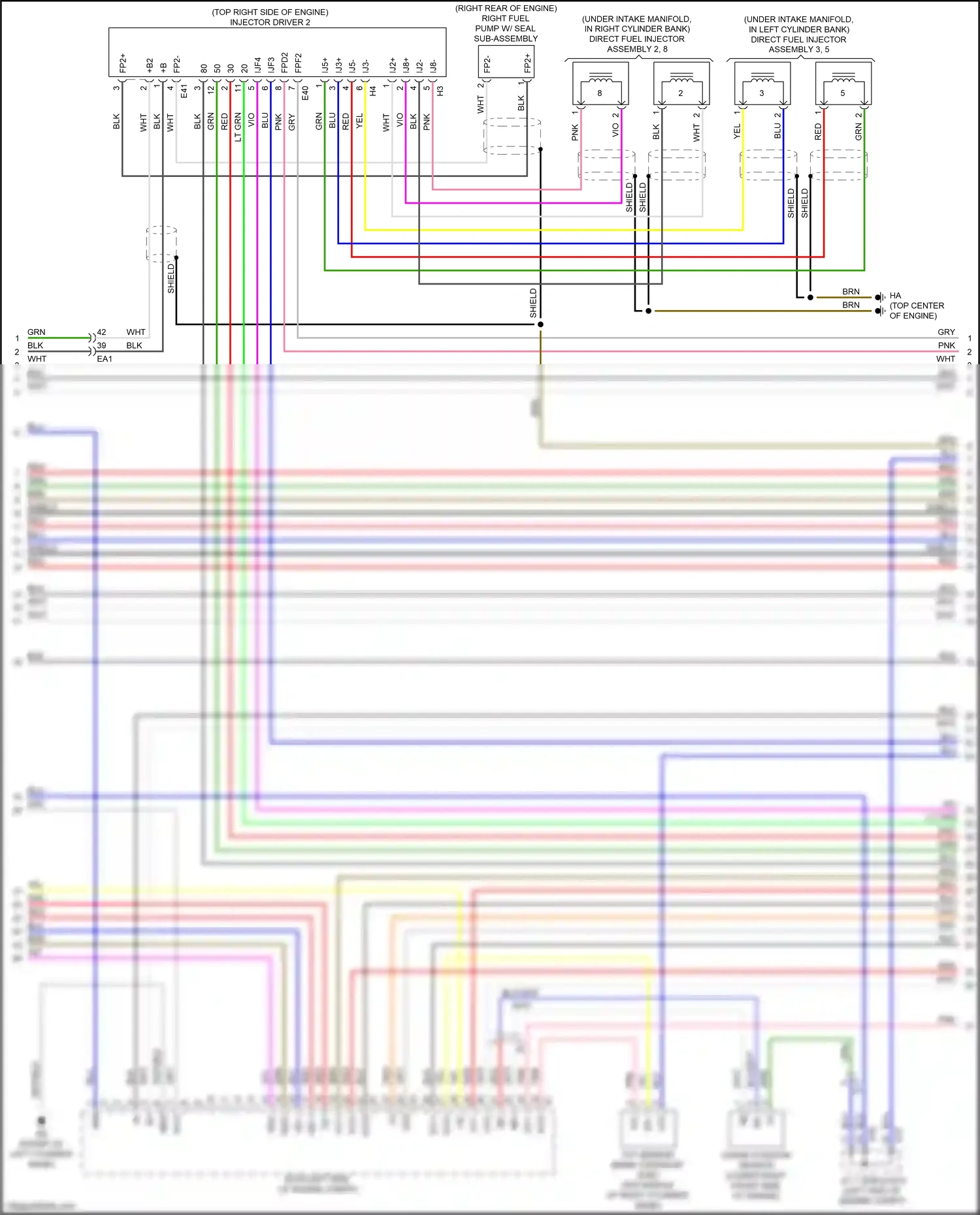 Lexus GS IV facelift (2015-2020) crank position sensor wiring diagram  (4 of 4)