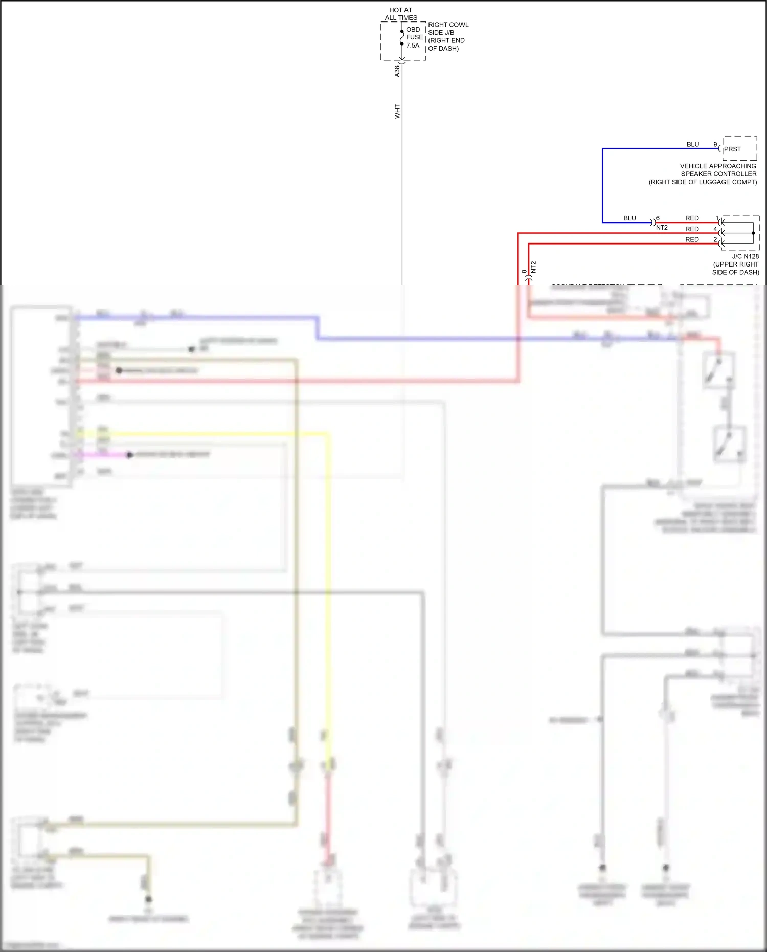 Lexus GS IV facelift (2015-2020) data link connector 3 wiring diagram  (2 of 8)