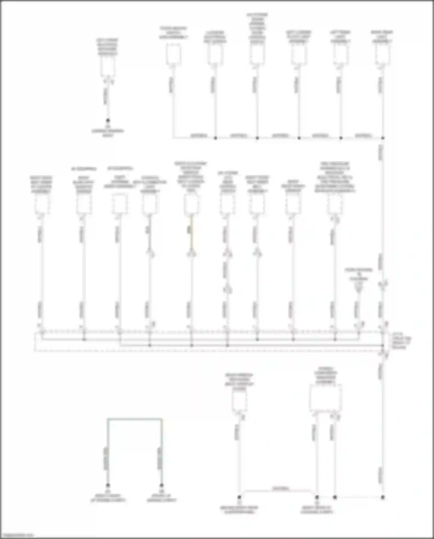 Wiring diagram right rear speed sensor for Lexus GS IV facelift (2015-2020)