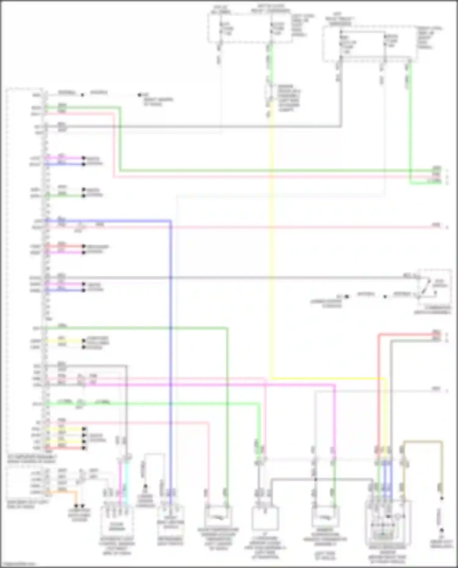 Wiring diagram eco switch for Lexus GS IV facelift (2015-2020) (1 of 2)