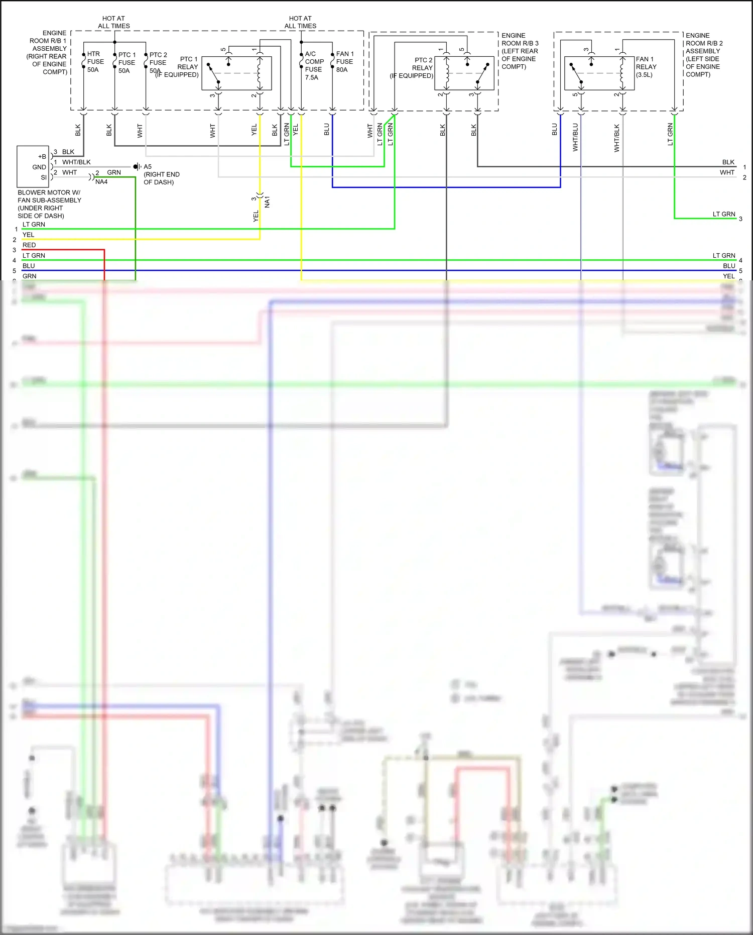Lexus GS IV facelift (2015-2020) e.f.i. engine coolant temperature sensor wiring diagram  (2 of 7)