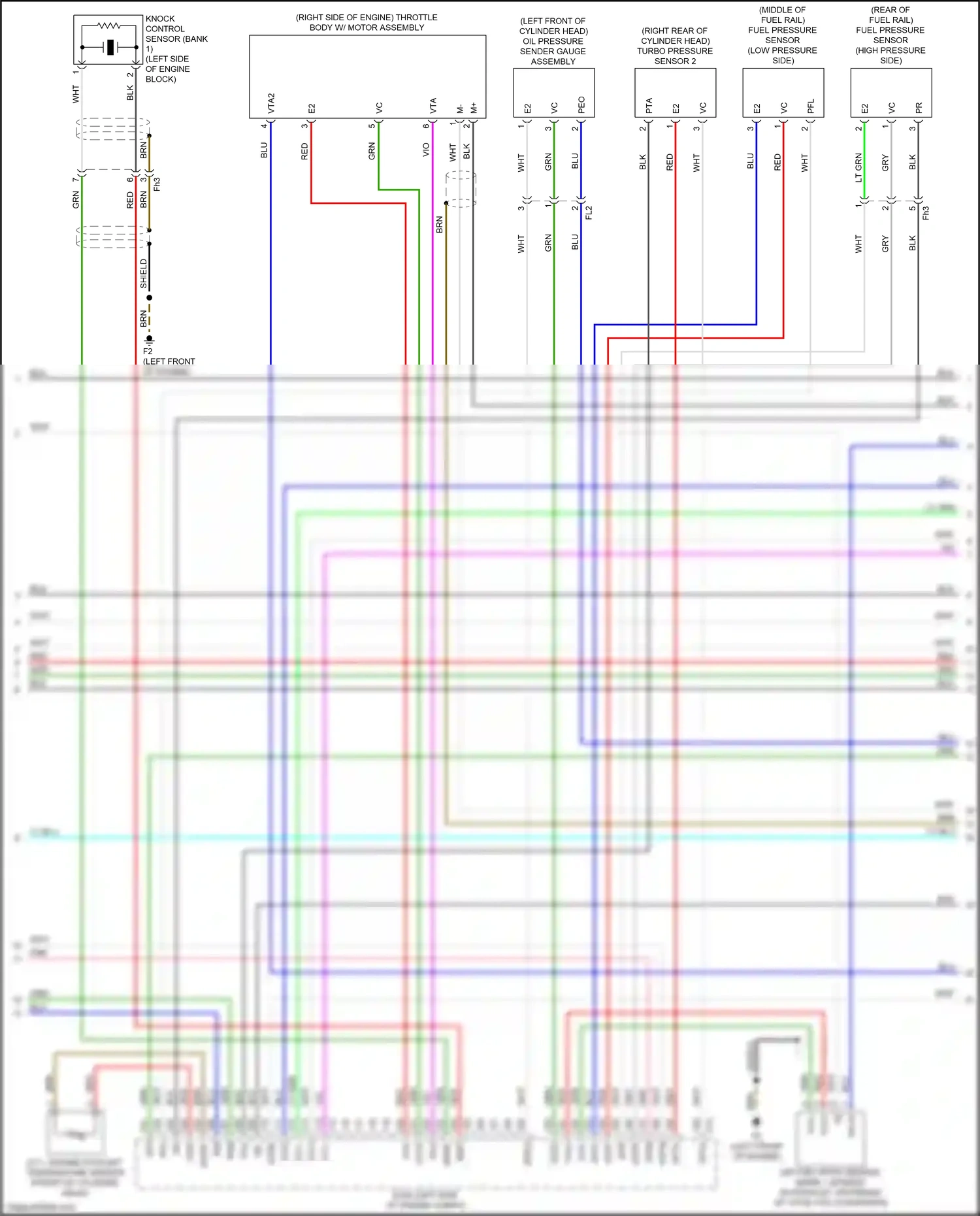 Lexus GS IV facelift (2015-2020) e.f.i. engine coolant temperature sensor wiring diagram  (4 of 7)