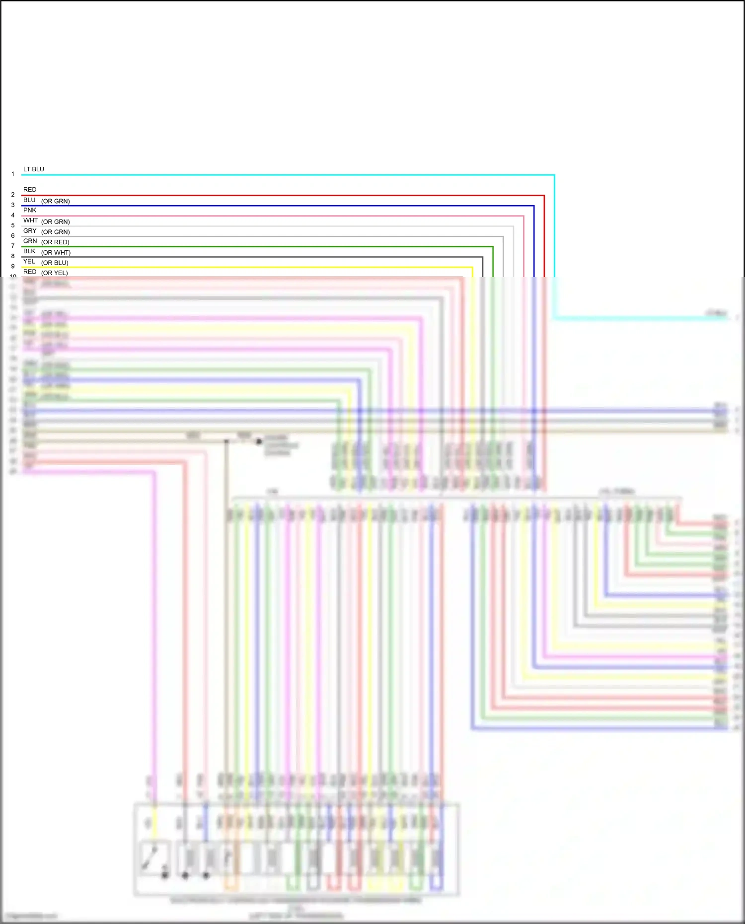 Lexus GS IV facelift (2015-2020) engine controls system wiring diagram  (9 of 13)