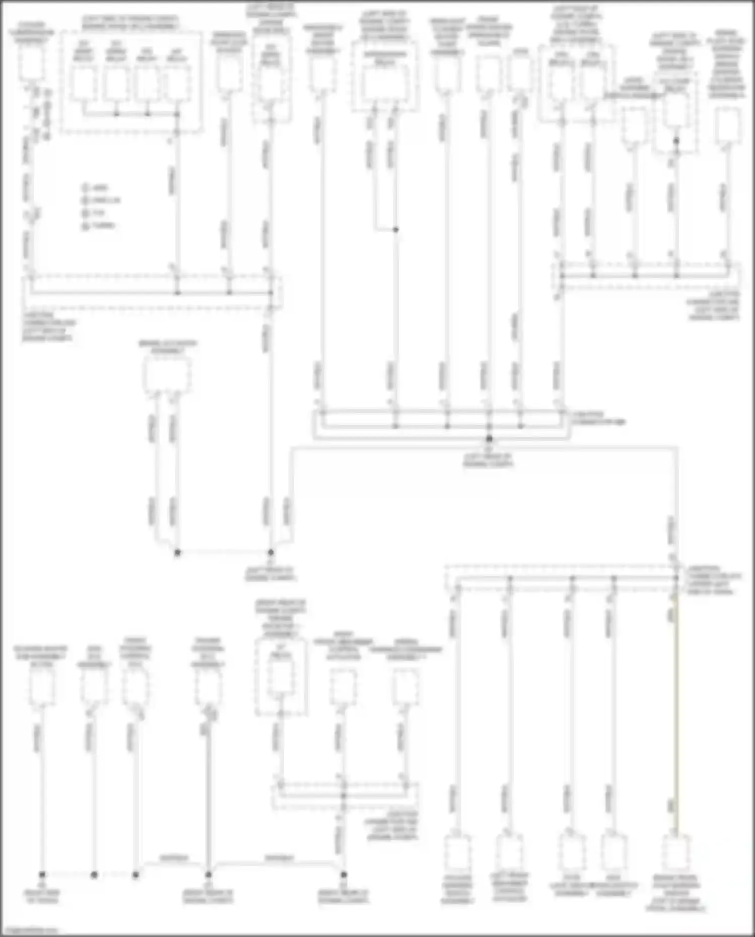 Wiring diagram engine room r/b 3 for Lexus GS IV facelift (2015-2020) (3 of 5)