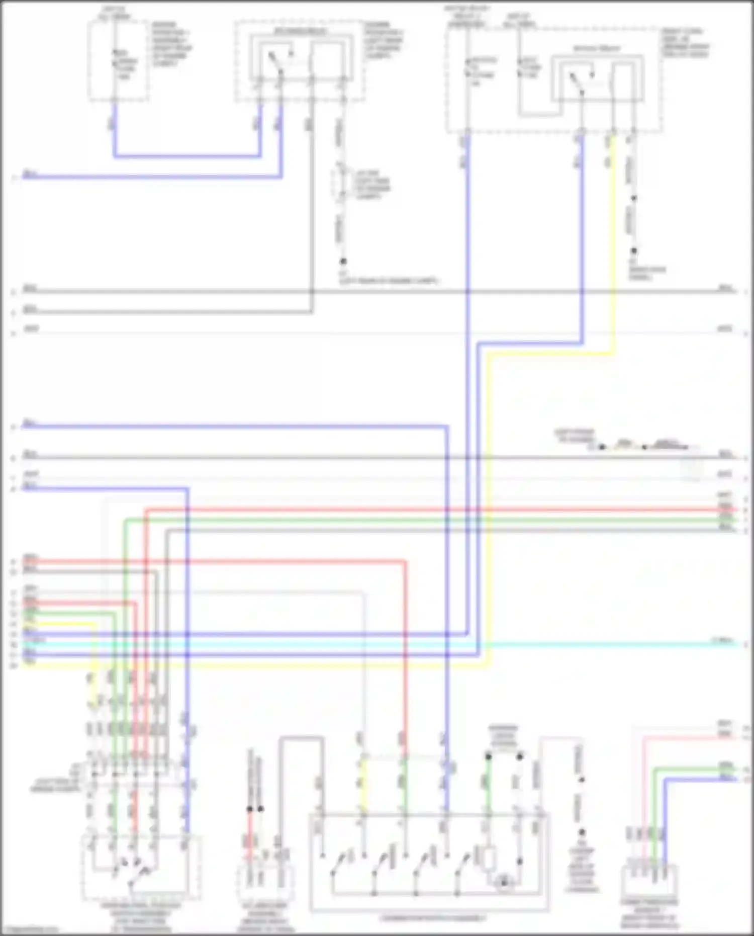 Wiring diagram computer data for Lexus GS IV facelift (2015-2020)