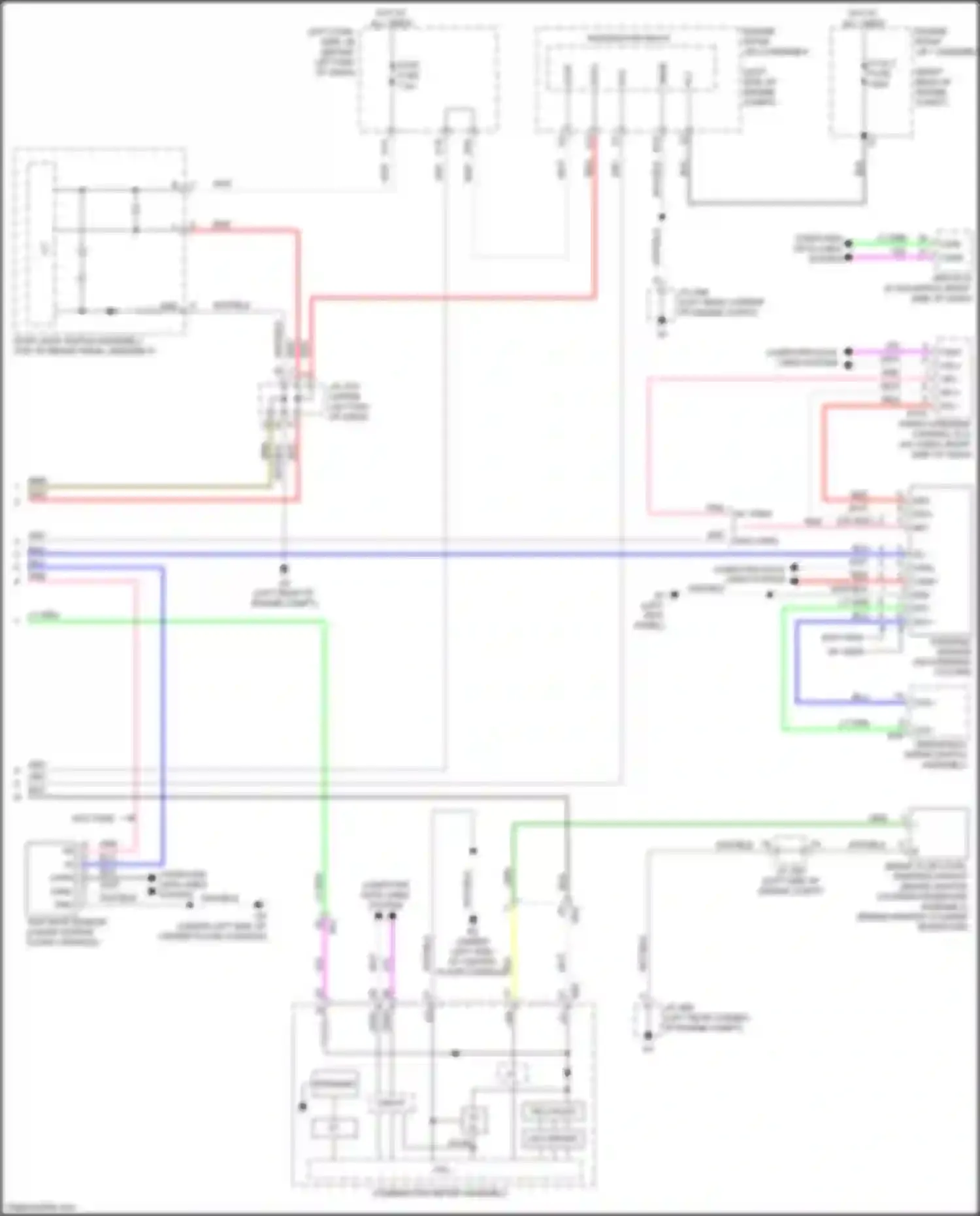 Wiring diagram ccs- for Lexus GS IV facelift (2015-2020)