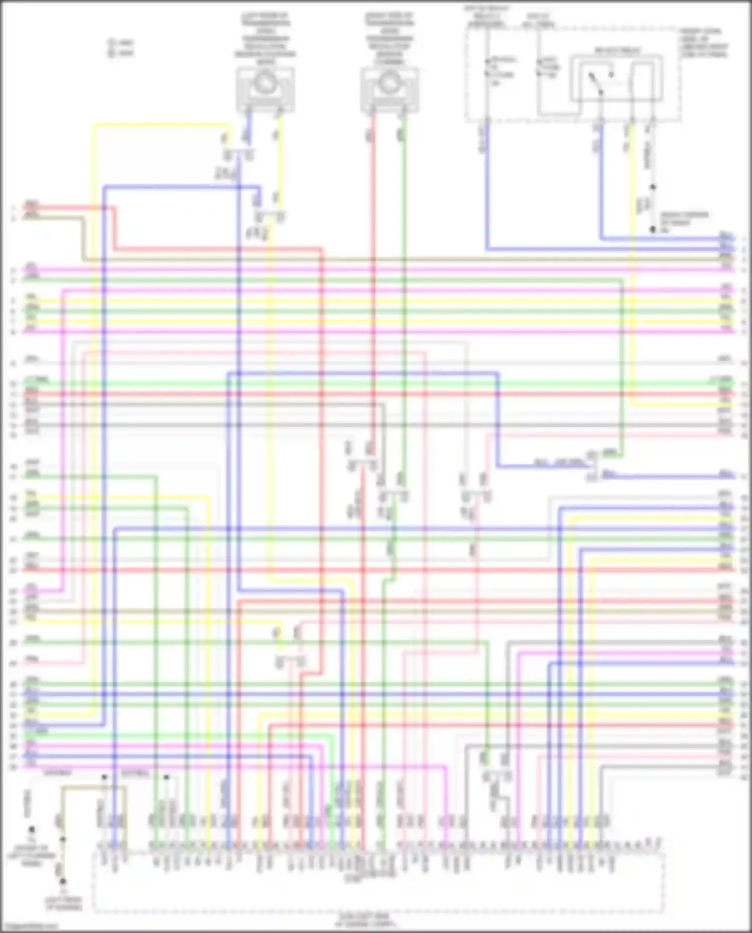 Wiring diagram (or for Lexus GS IV facelift (2015-2020)