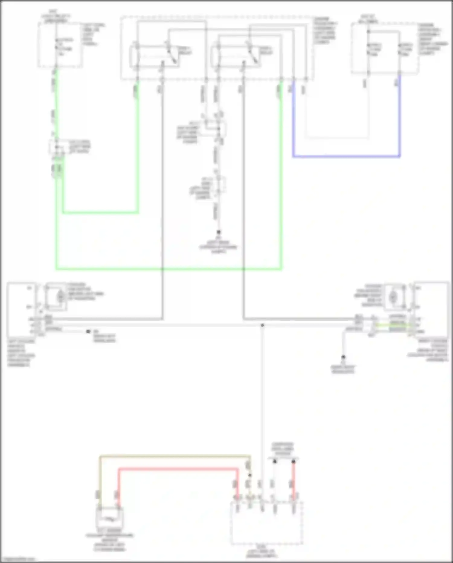 Wiring diagram e.f.i. engine coolant temperature sensor for Lexus GS IV facelift (2015-2020)