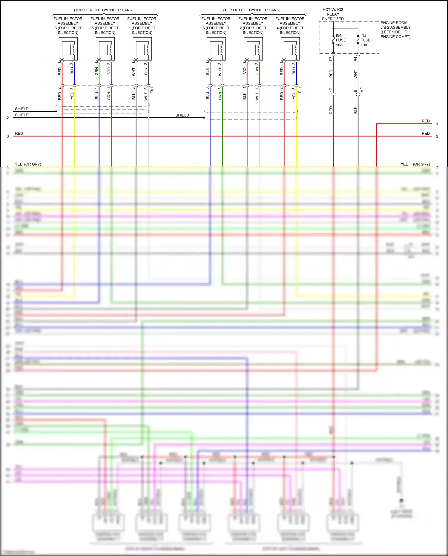 Lexus GS IV facelift (2015-2020) ignition coil assembly 2 wiring diagram  (3 of 4)