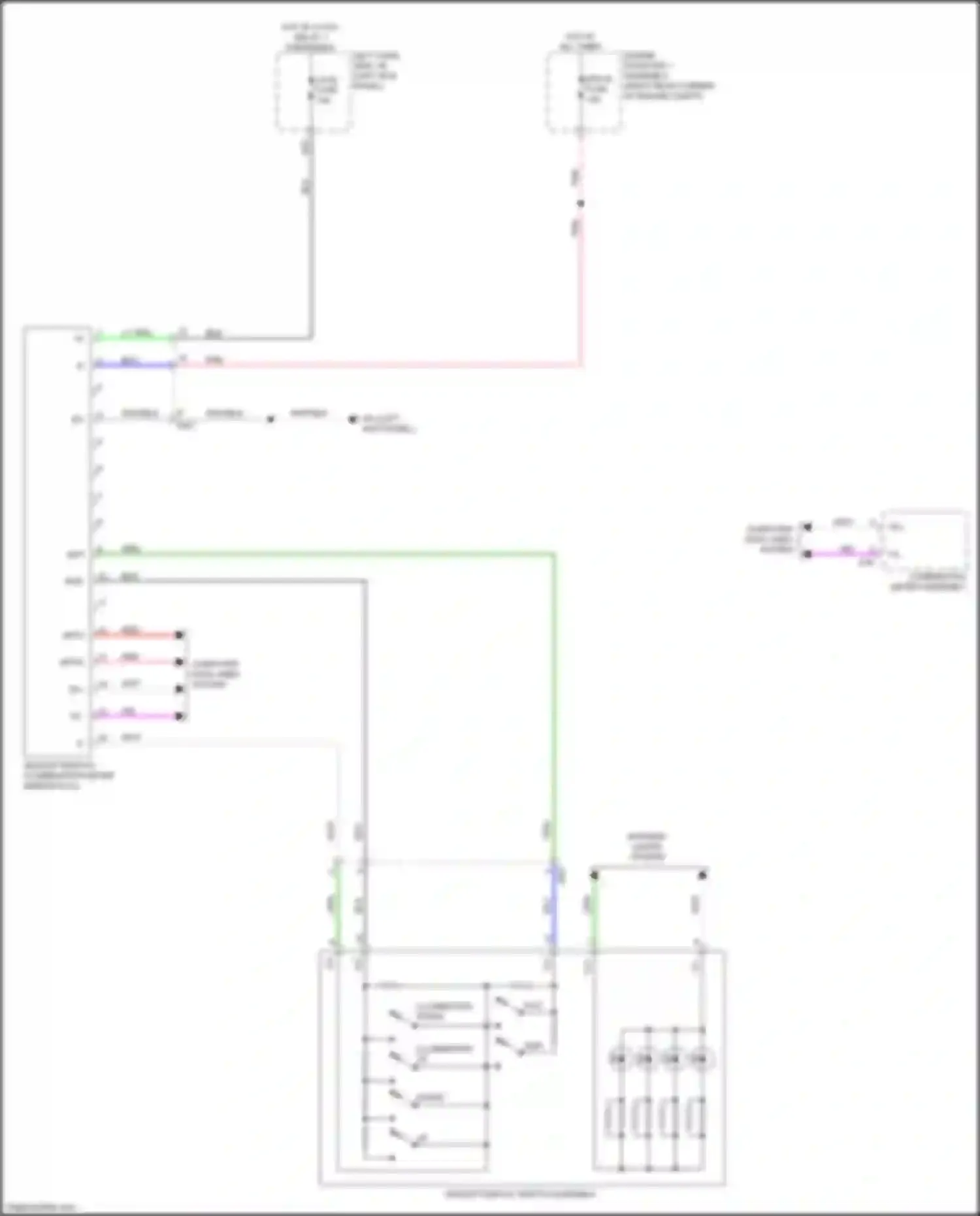 Wiring diagram illumination down for Lexus GS IV facelift (2015-2020) (1 of 1)