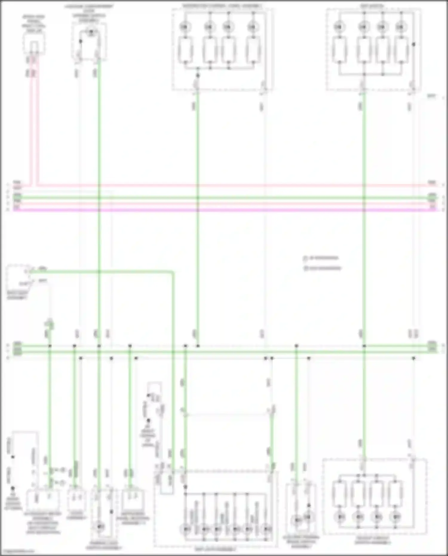 Wiring diagram headup display switch assembly for Lexus GS IV facelift (2015-2020)