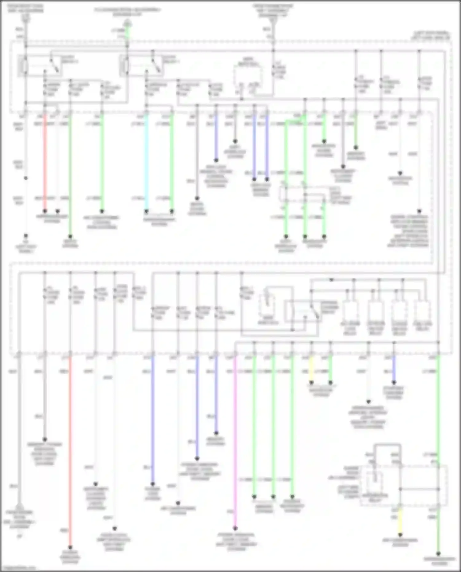 Wiring diagram navigation system for Lexus GS IV facelift (2015-2020)
