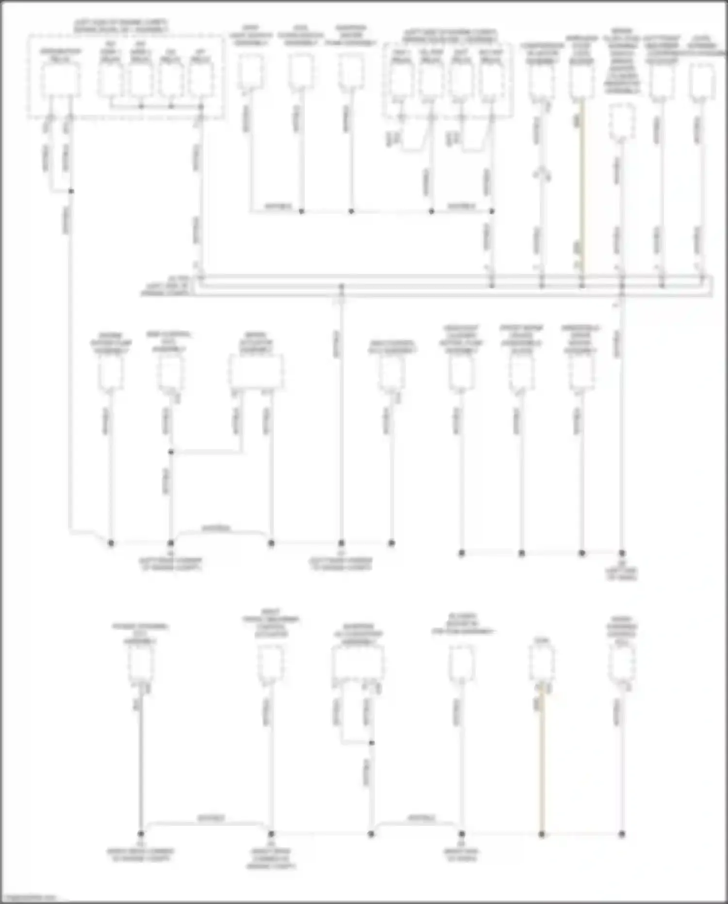 Wiring diagram fan 1 relay for Lexus GS IV facelift (2015-2020)