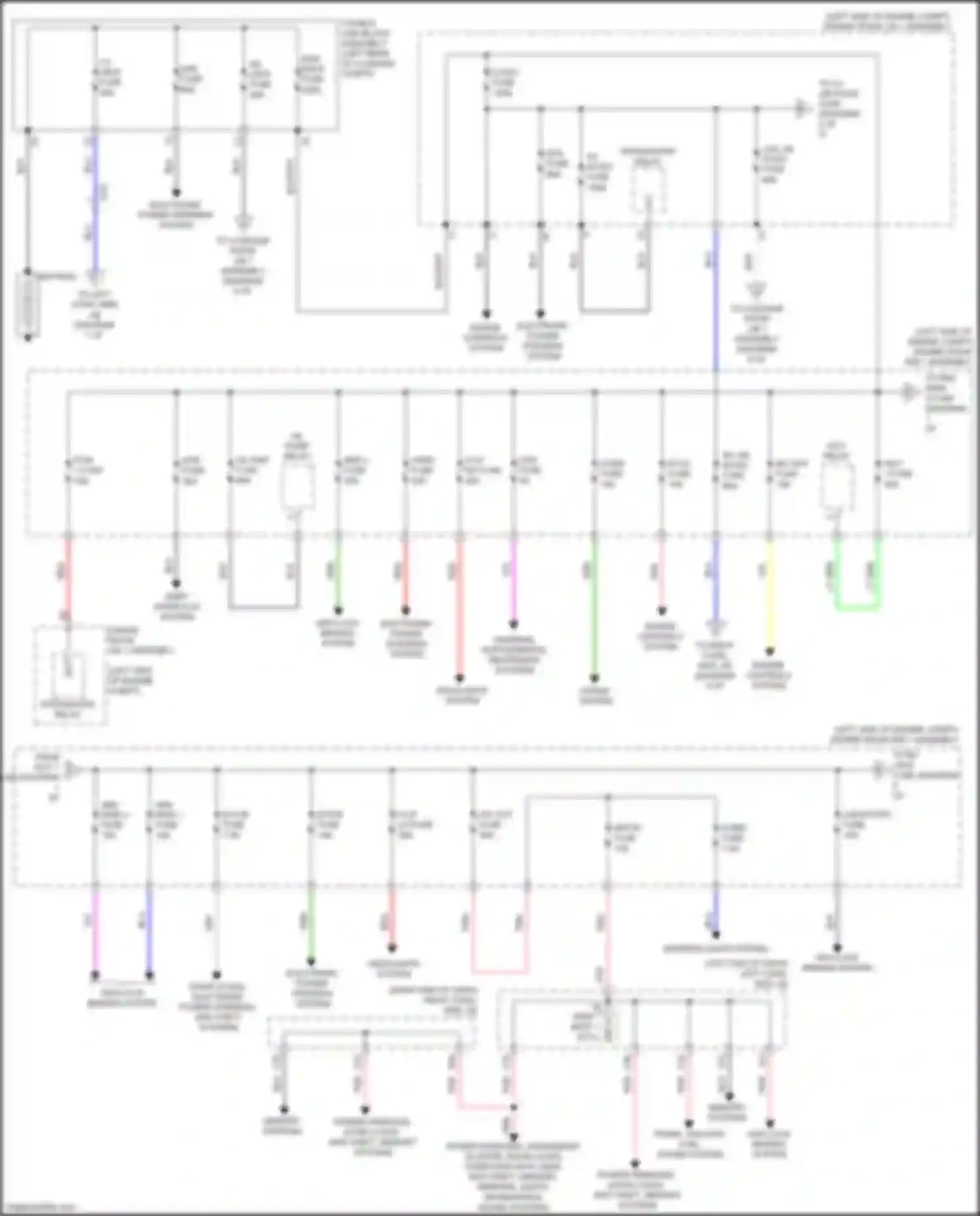 Wiring diagram shift interlock system for Lexus GS IV facelift (2015-2020)