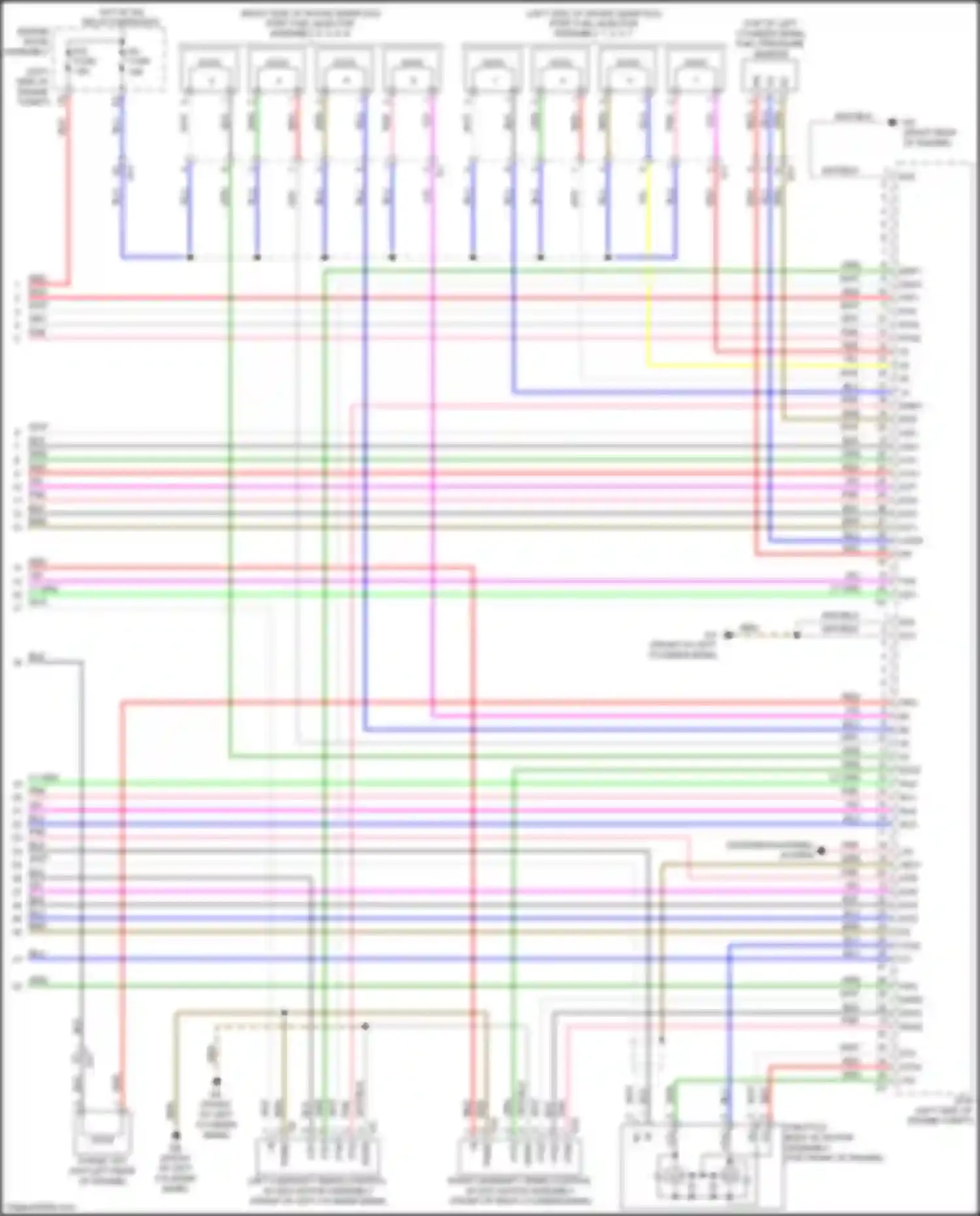 Wiring diagram starting/charging system for Lexus GS IV facelift (2015-2020)