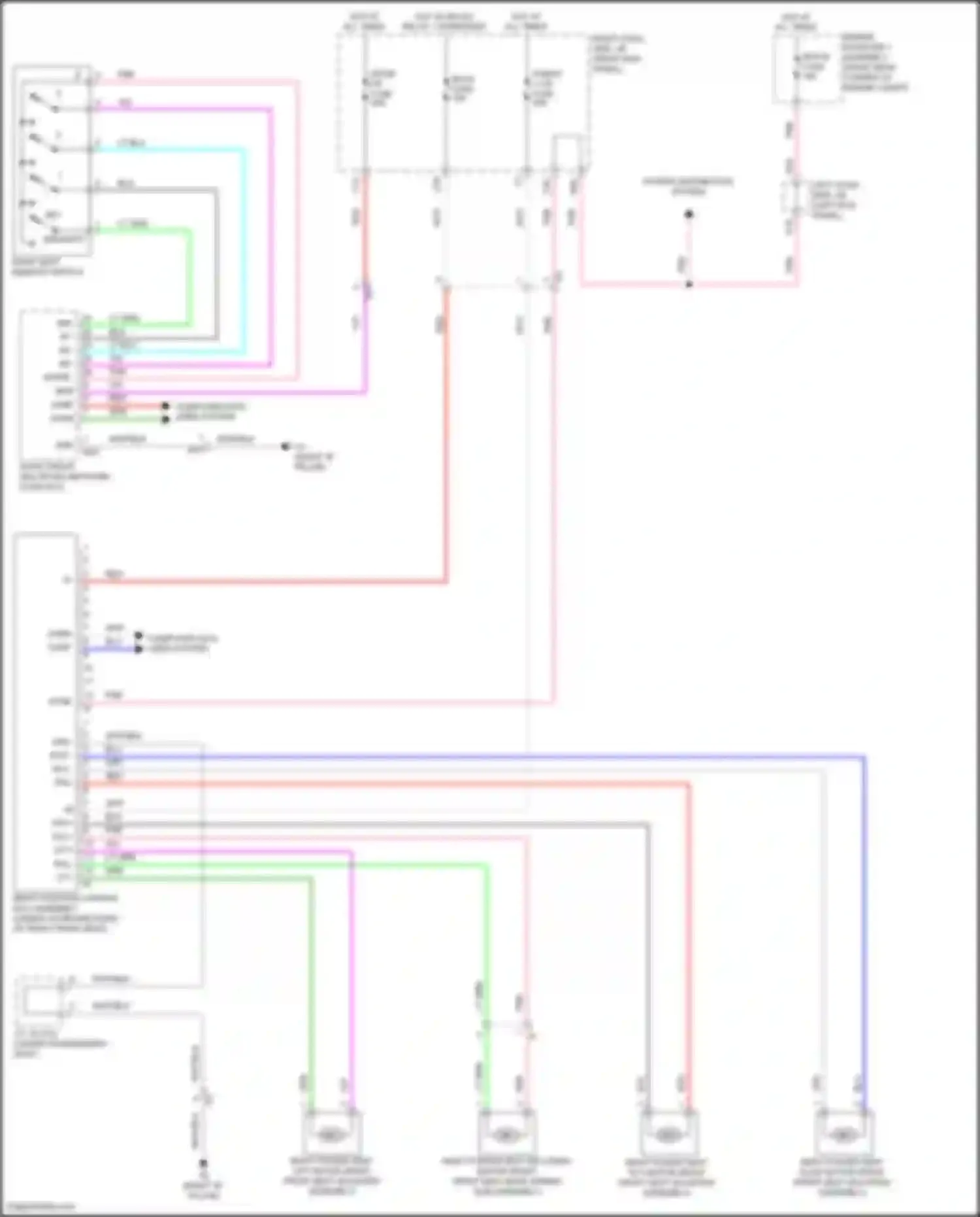 Wiring diagram lft- for Lexus GS IV facelift (2015-2020) (1 of 6)