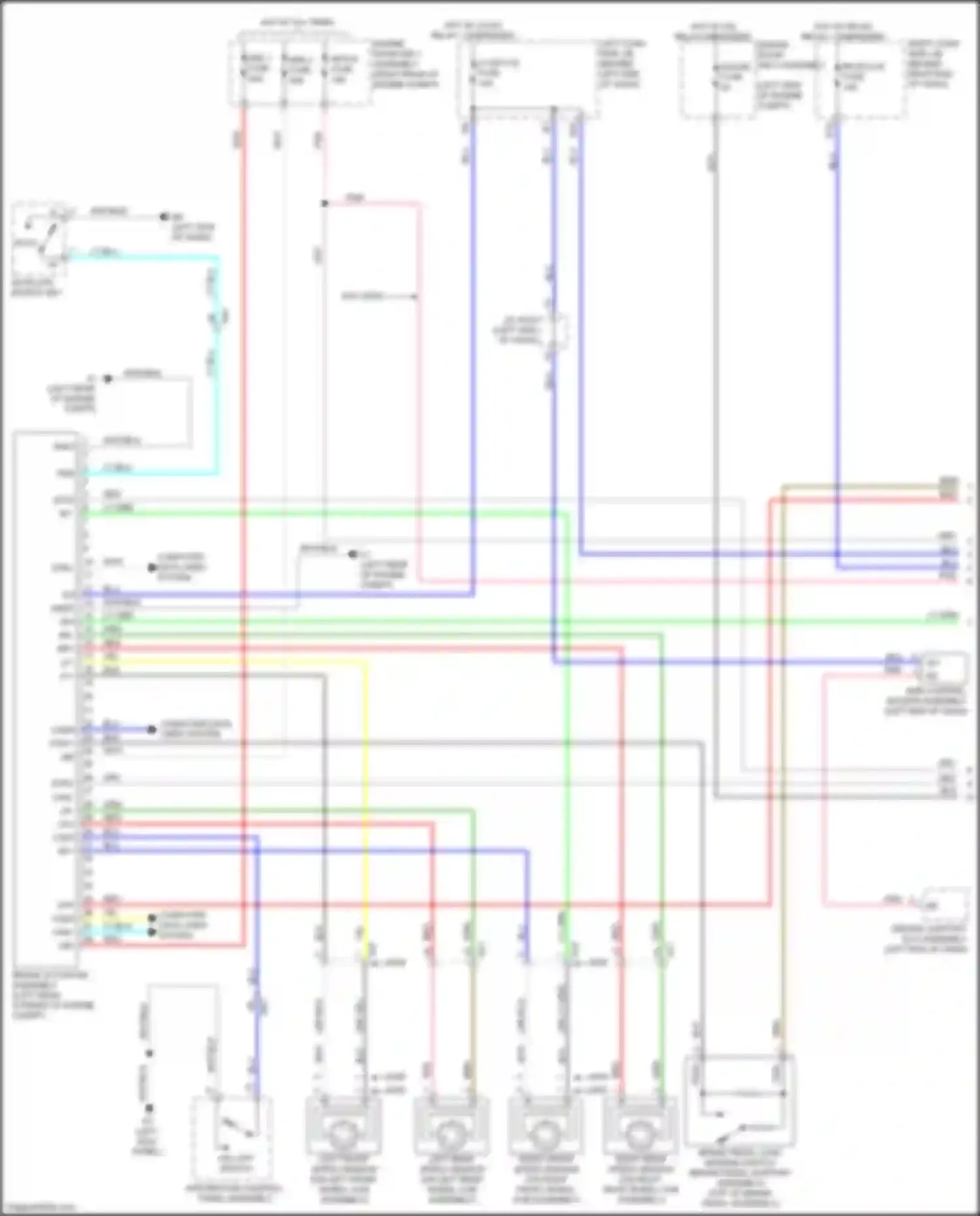 Wiring diagram lh ecu-ig fuse for Lexus GS IV facelift (2015-2020) (1 of 16)