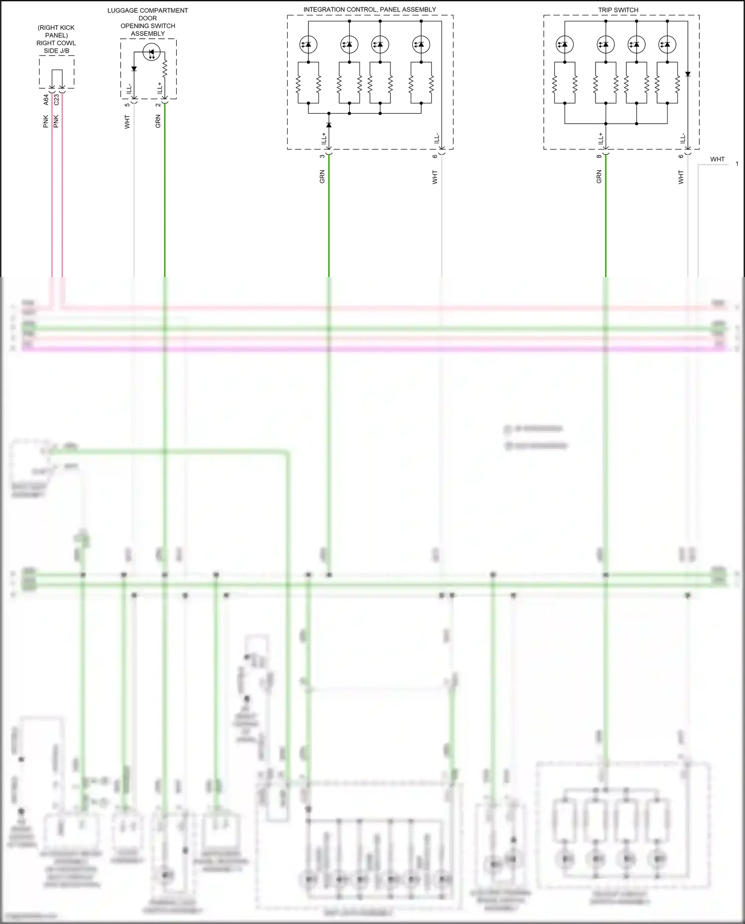 Lexus GS IV facelift (2015-2020) light switch ind wiring diagram  (1 of 1)