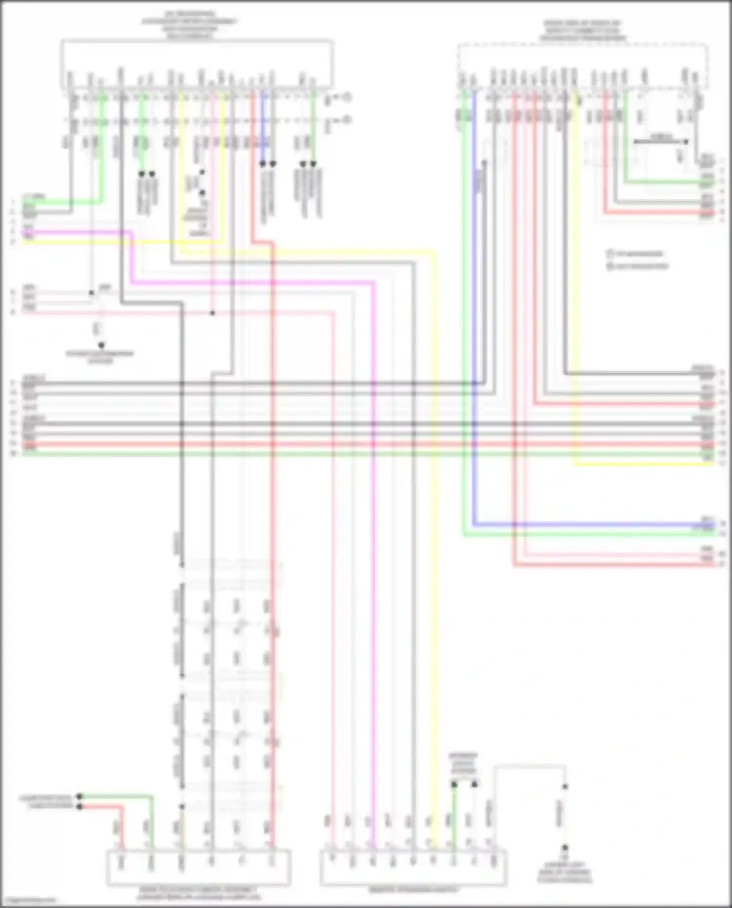 Wiring diagram lights system for Lexus GS IV facelift (2015-2020) (1 of 4)