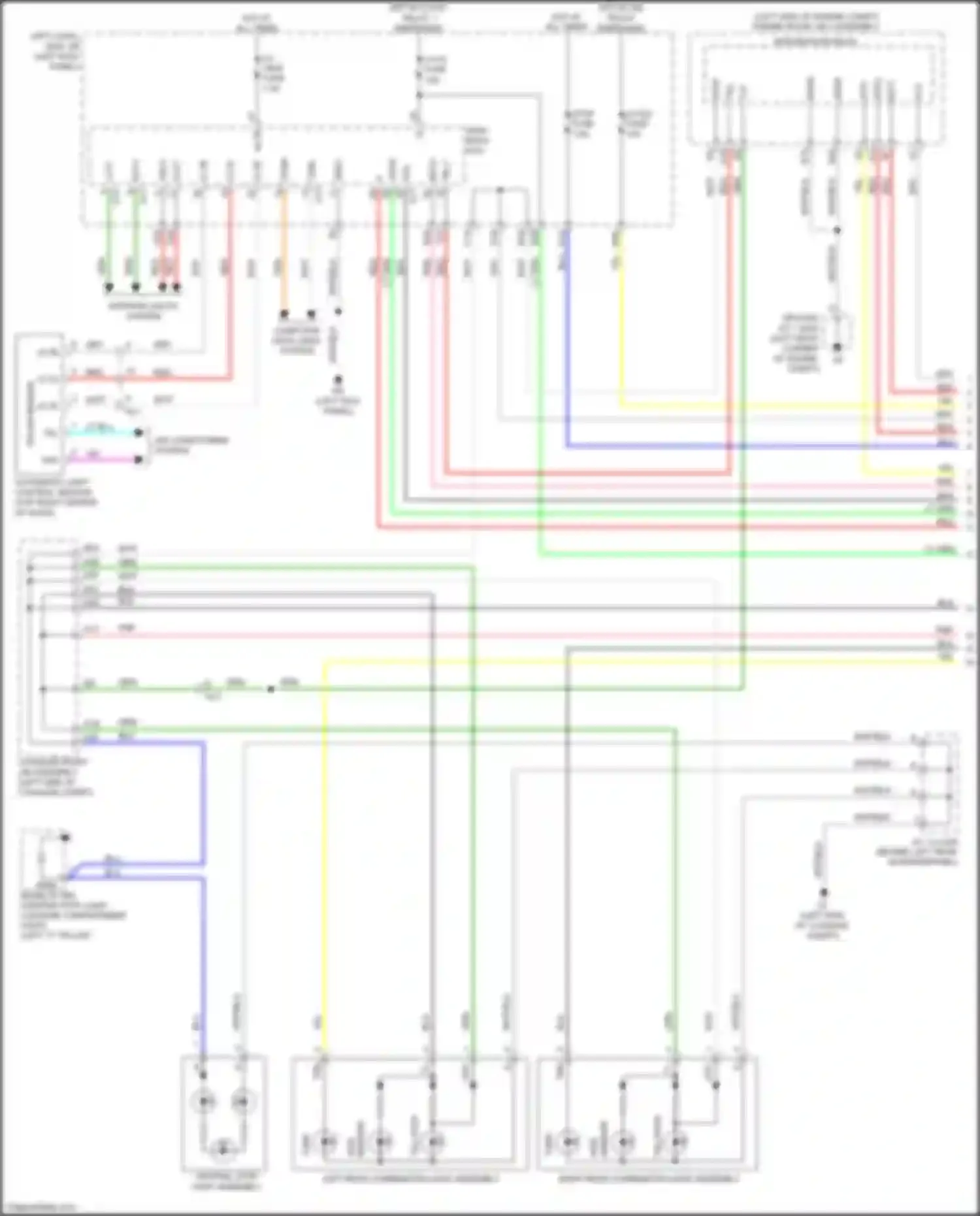 Wiring diagram luggage room j/b assembly for Lexus GS IV facelift (2015-2020) (5 of 25)