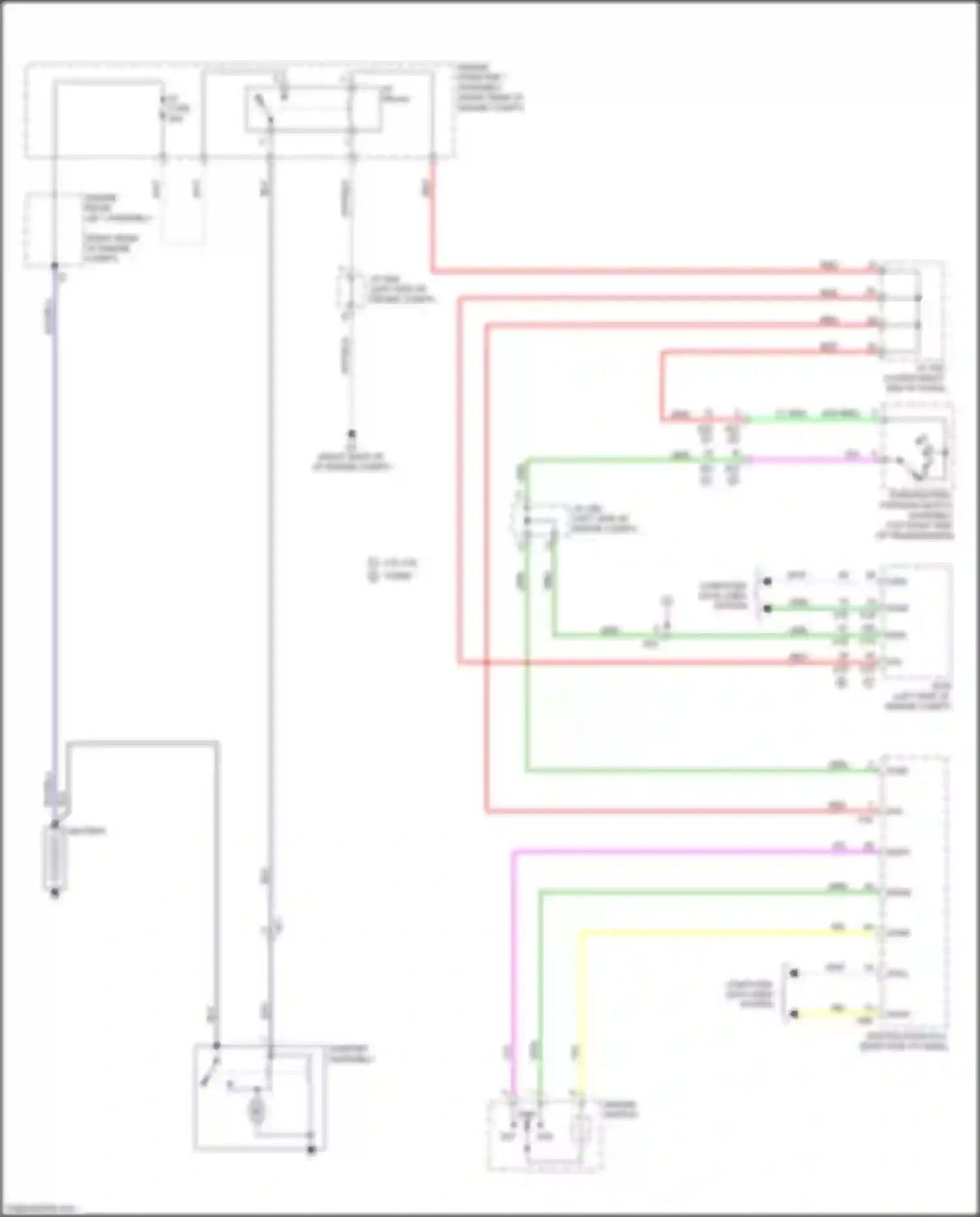 Wiring diagram park/neutral position switch assembly for Lexus GS IV facelift (2015-2020) (8 of 10)