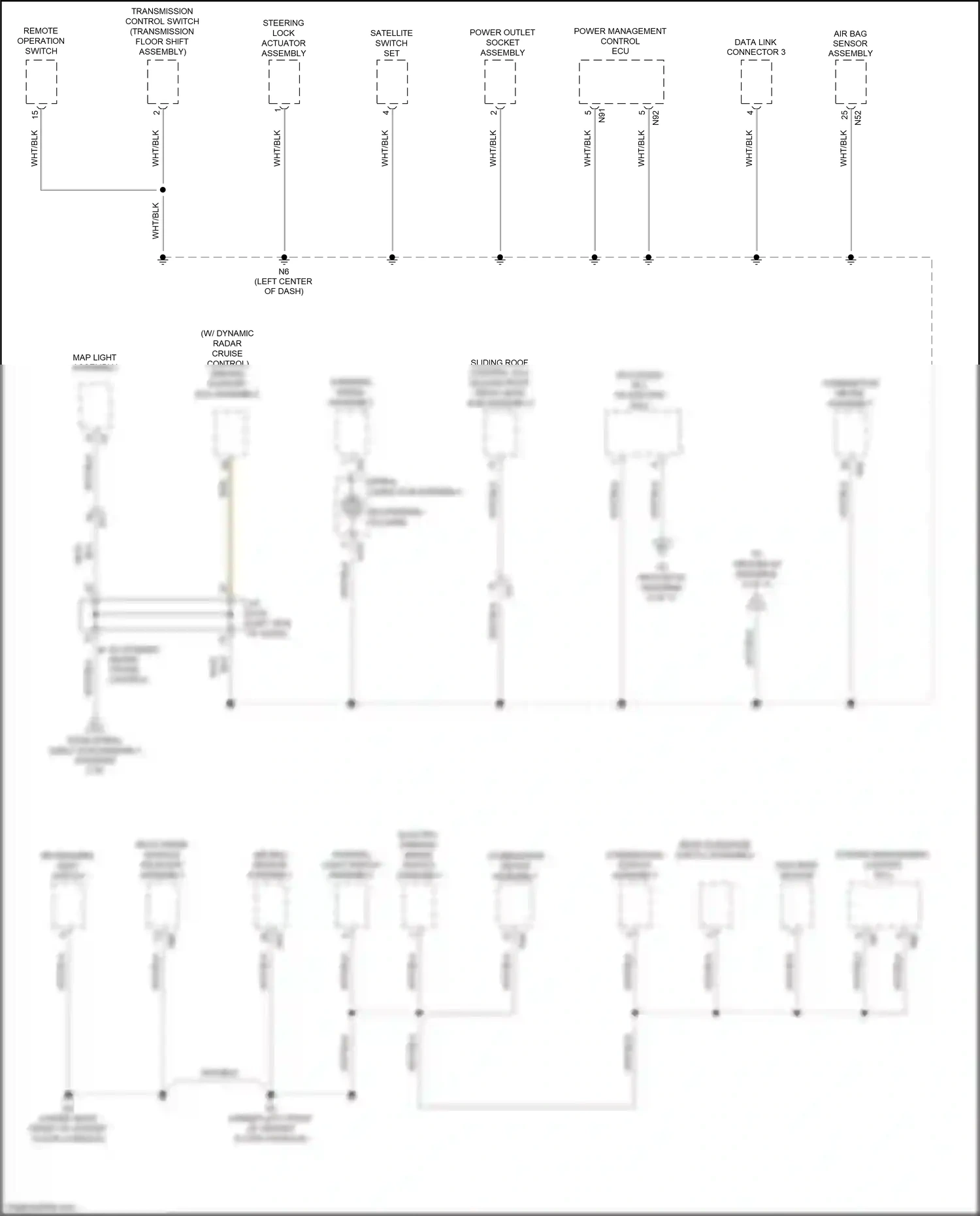 Lexus GS IV facelift (2015-2020) power outlet socket assembly wiring diagram  (2 of 5)