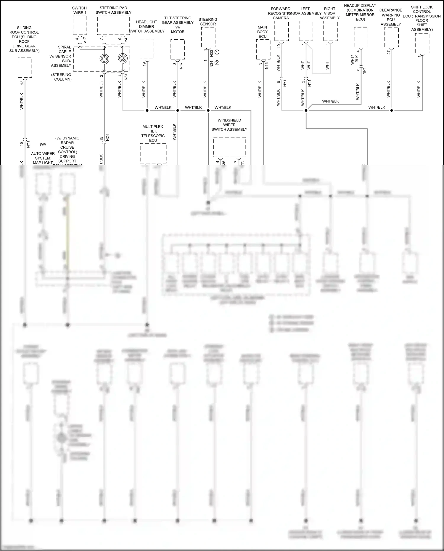 Lexus GS IV facelift (2015-2020) power outlet socket assembly wiring diagram  (1 of 5)