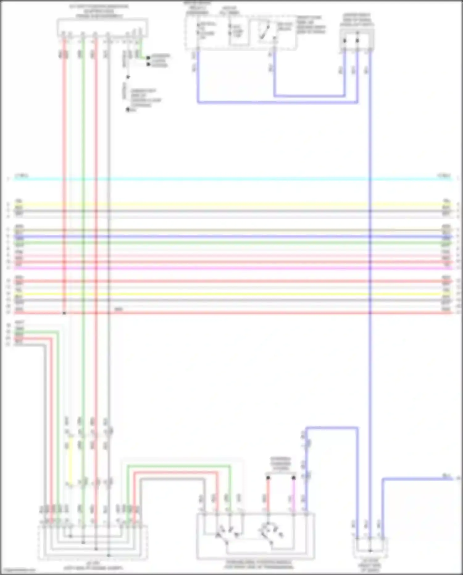 Wiring diagram starting/ charging system for Lexus GS IV facelift (2015-2020)