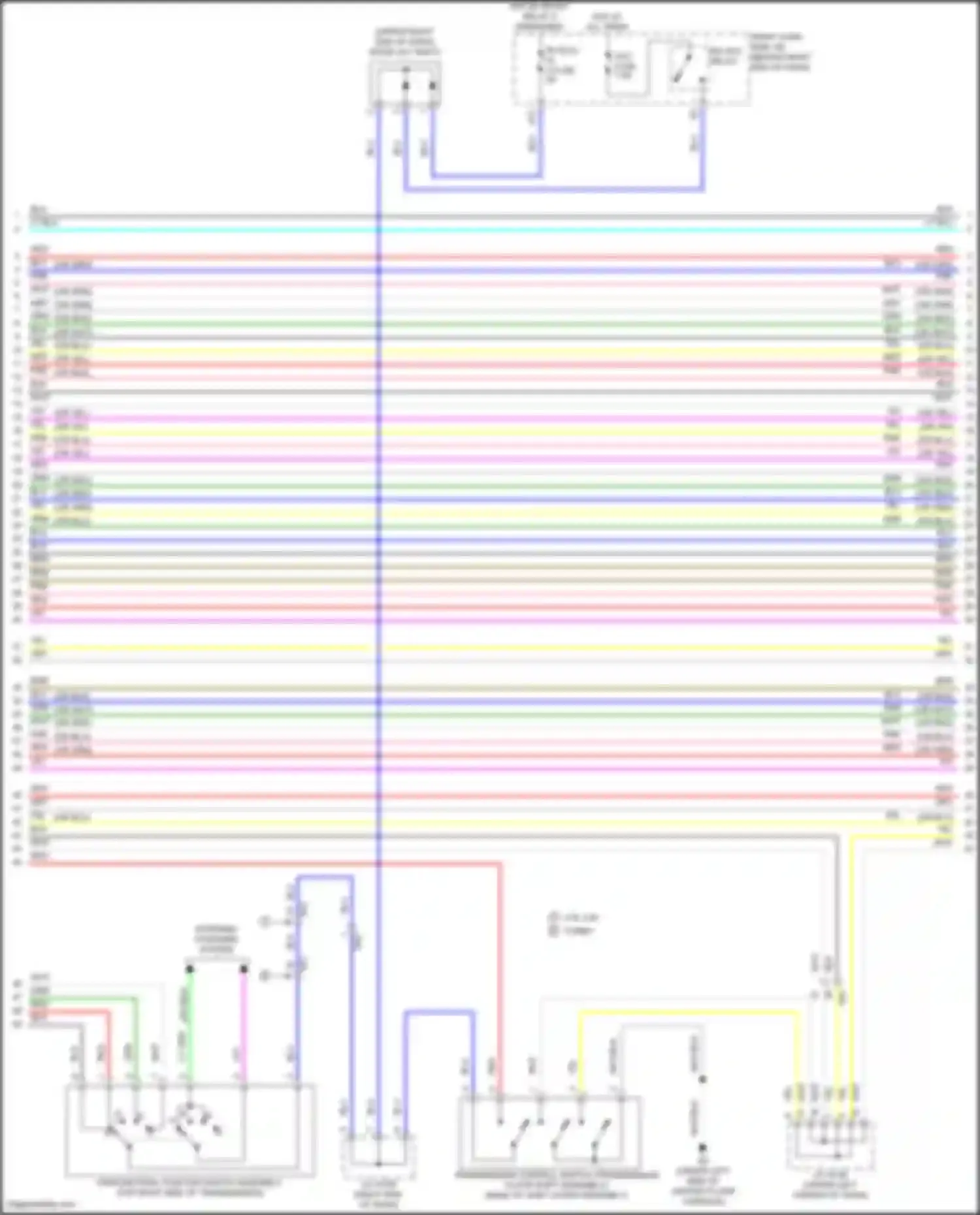 Wiring diagram starting/ charging system for Lexus GS IV facelift (2015-2020)