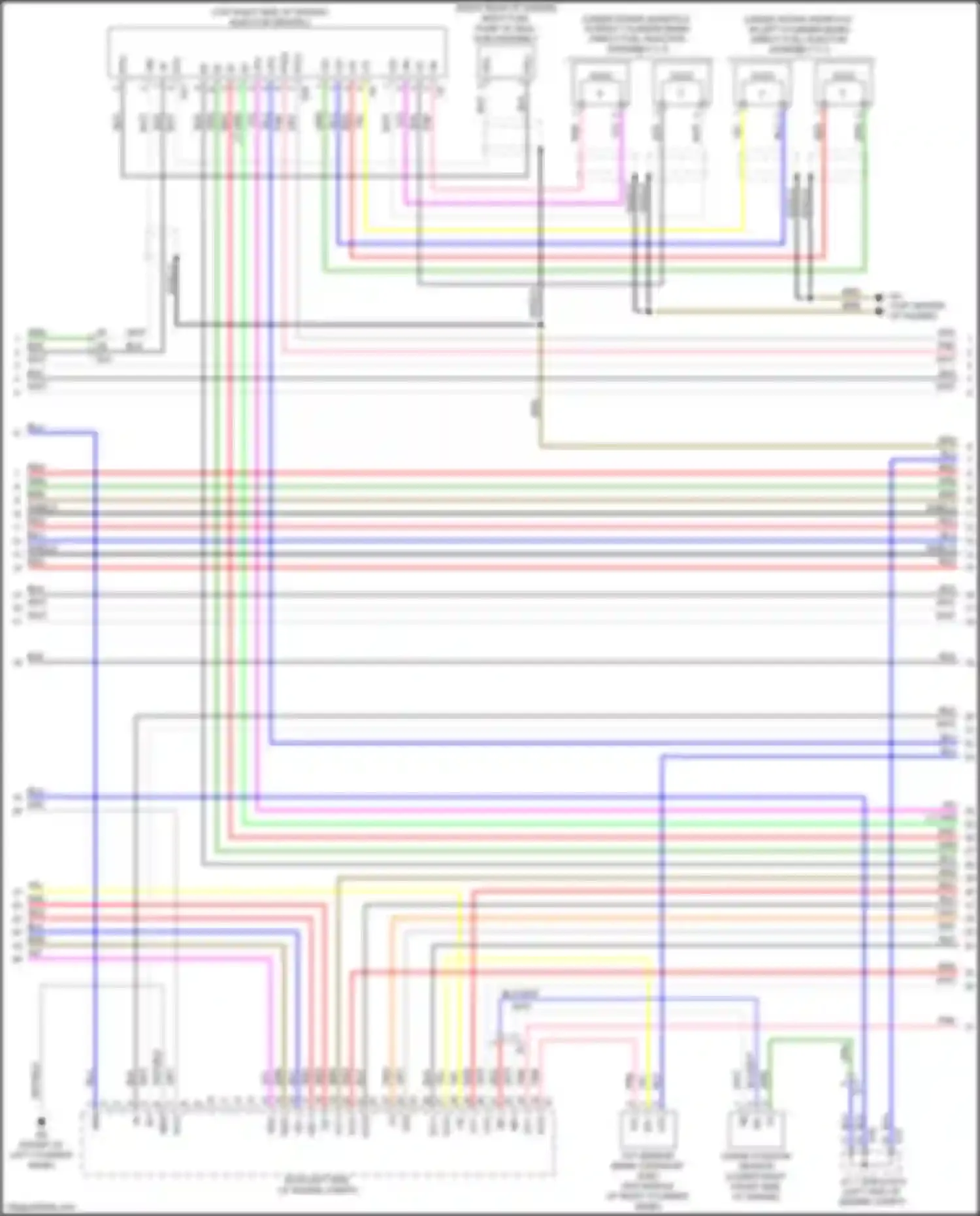 Wiring diagram crank position sensor for Lexus GS IV facelift (2015-2020)