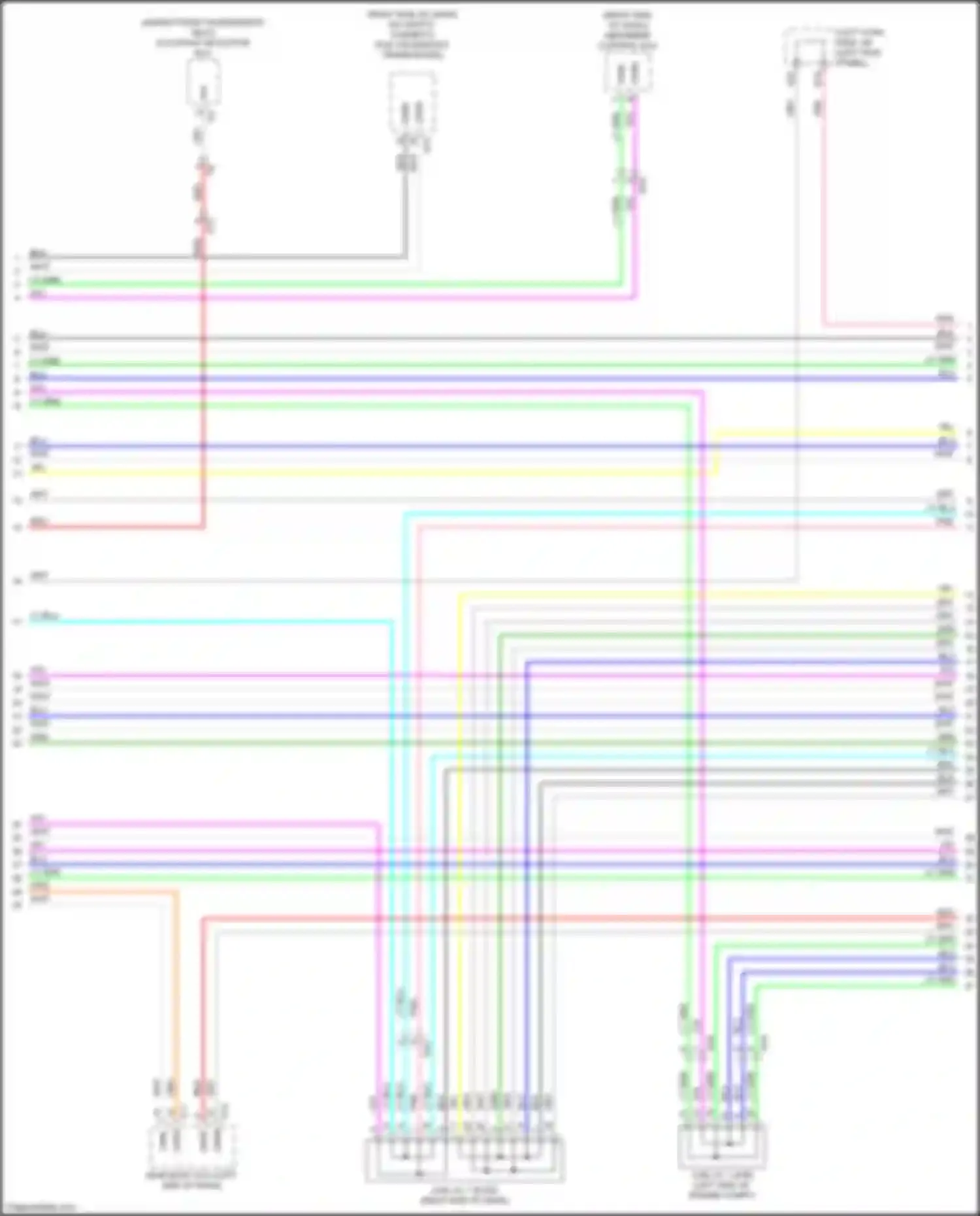 Wiring diagram occupant detection ecu for Lexus GS IV facelift (2015-2020)