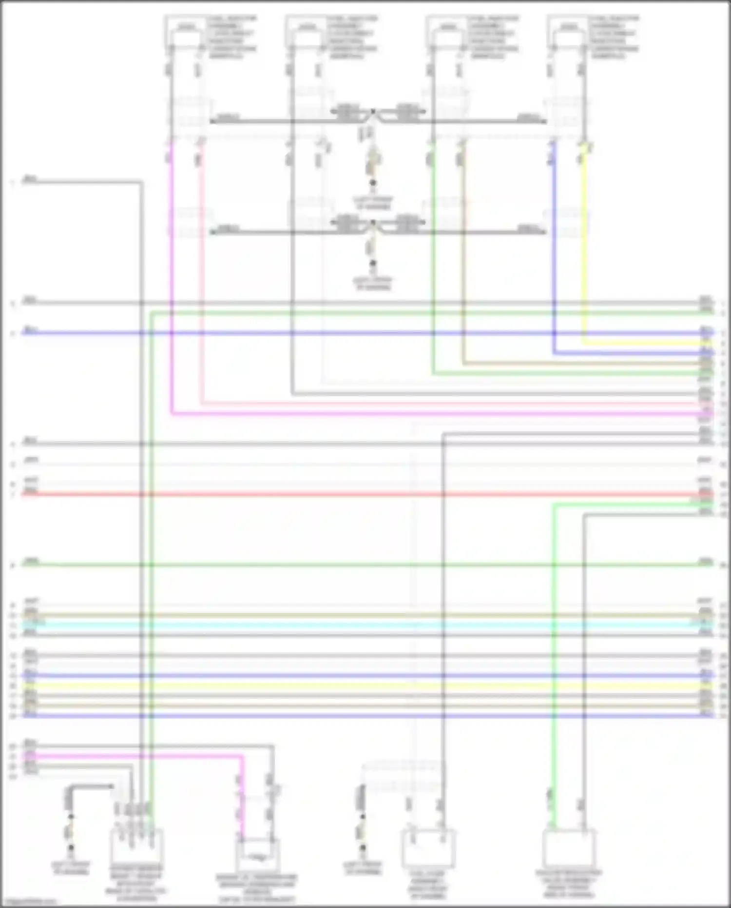 Wiring diagram blk for Lexus GS IV facelift (2015-2020)