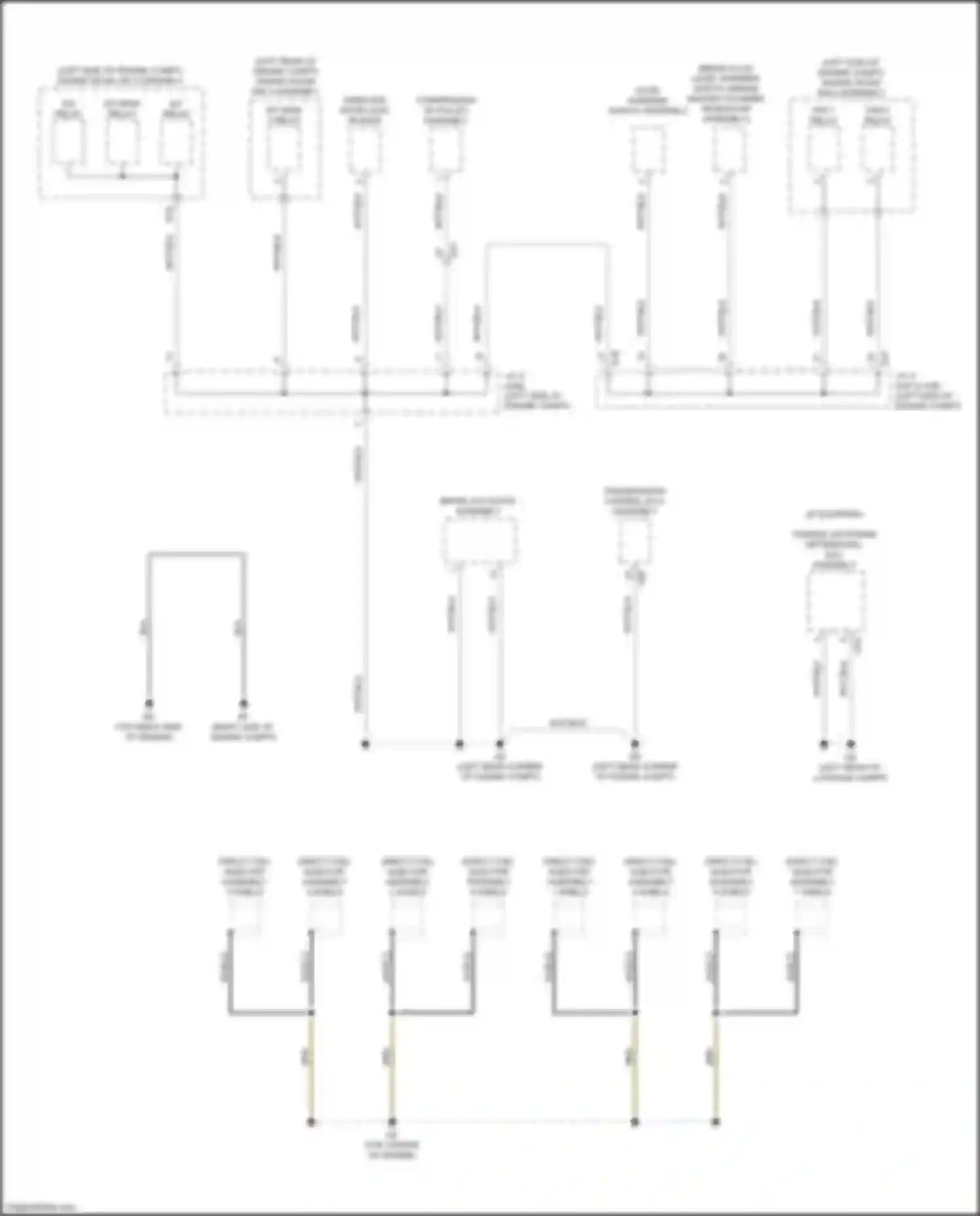 Wiring diagram fan 1 relay for Lexus GS IV facelift (2015-2020)