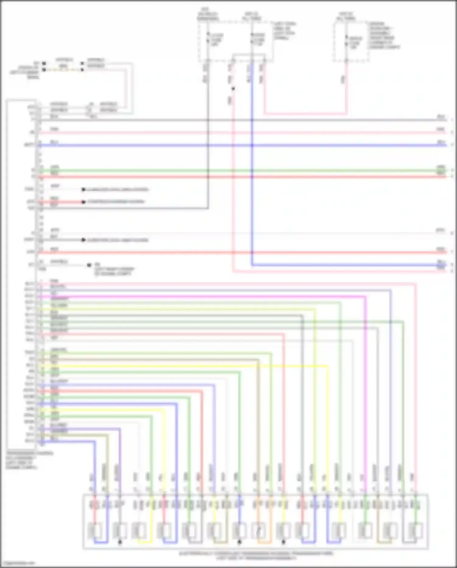 Wiring diagram slu+ for Lexus GS IV facelift (2015-2020) (1 of 9)