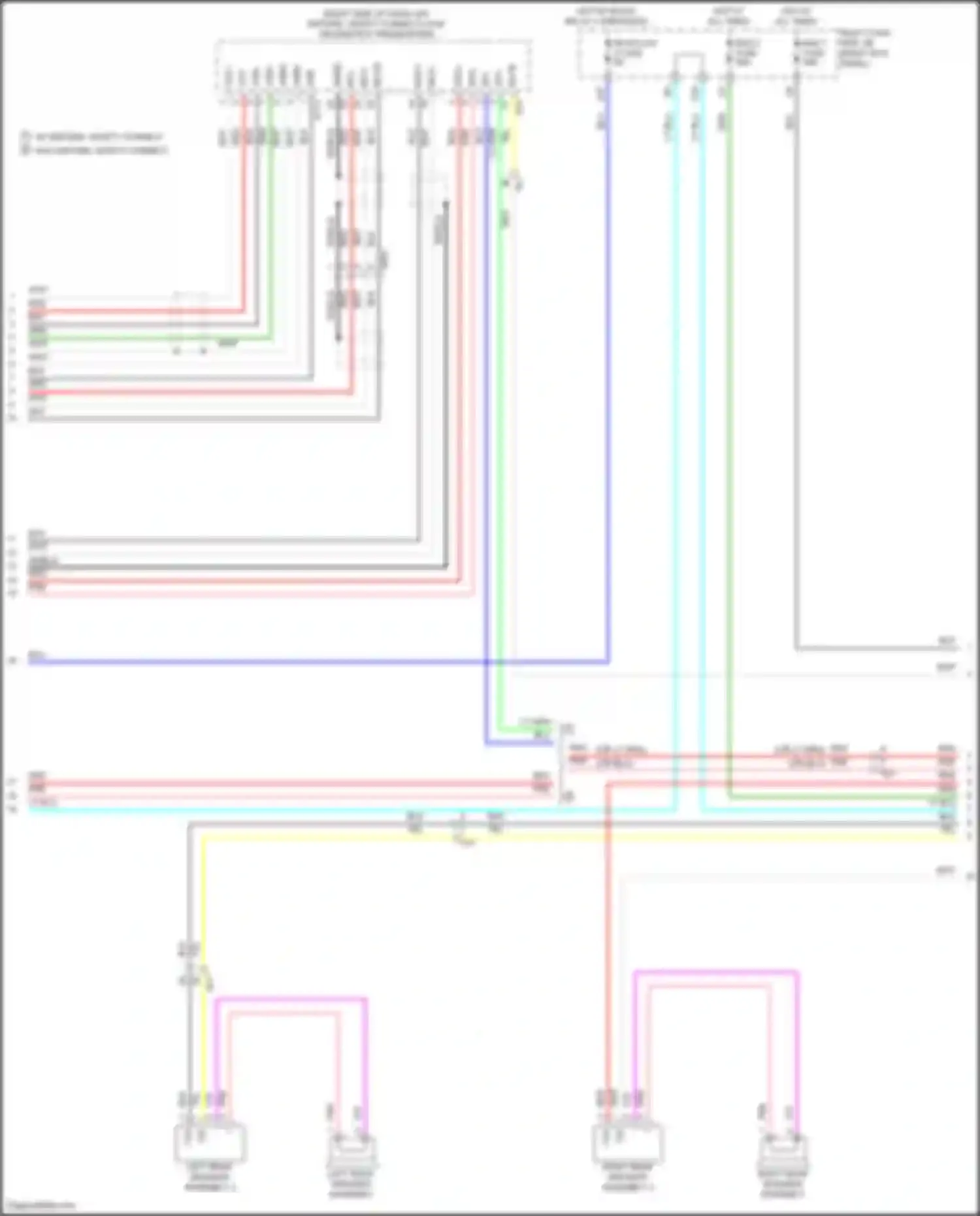 Wiring diagram spo- for Lexus GS IV facelift (2015-2020) (3 of 6)