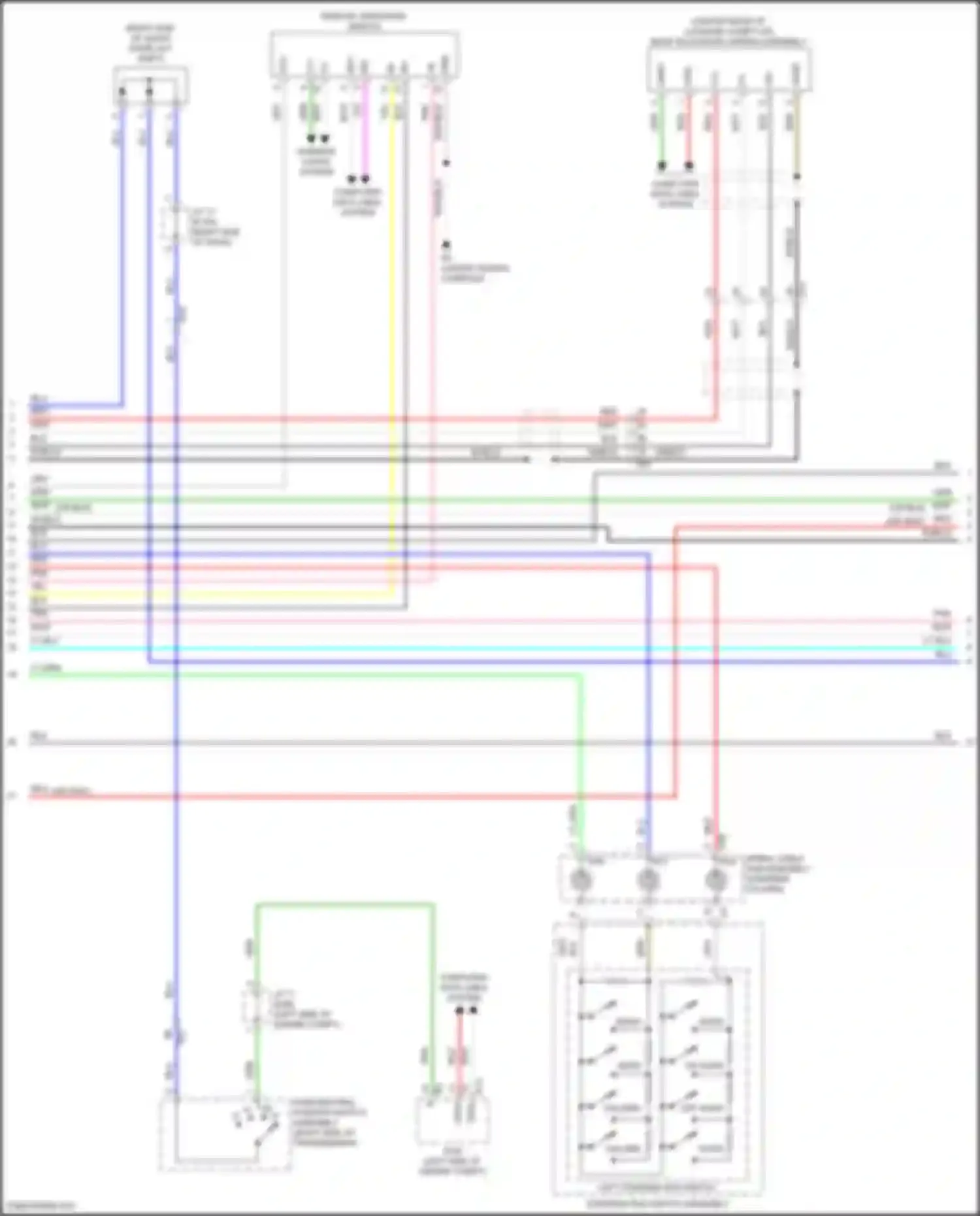 Wiring diagram steering column) for Lexus GS IV facelift (2015-2020) (27 of 30)