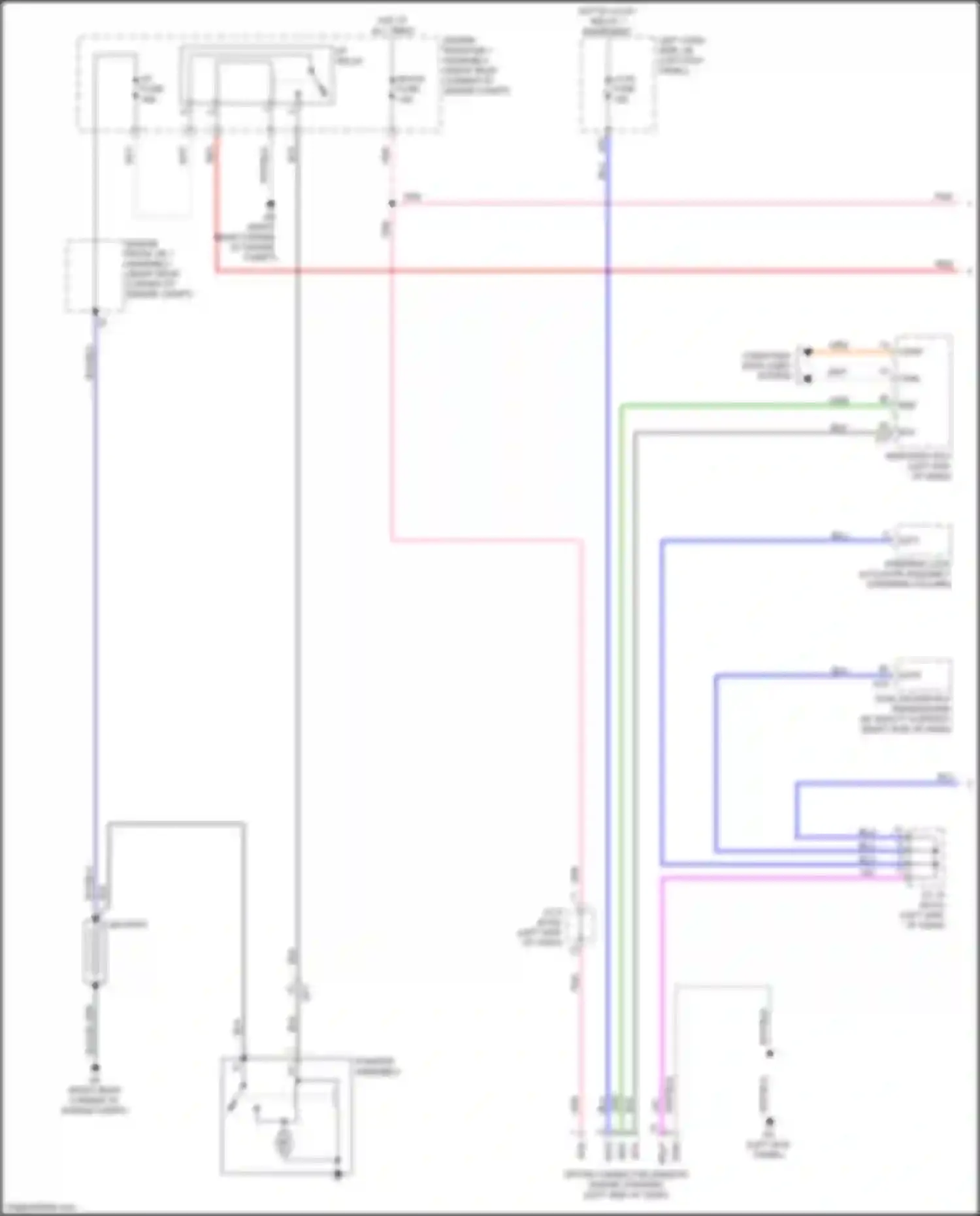 Wiring diagram steering lock actuator assembly for Lexus GS IV facelift (2015-2020) (7 of 8)