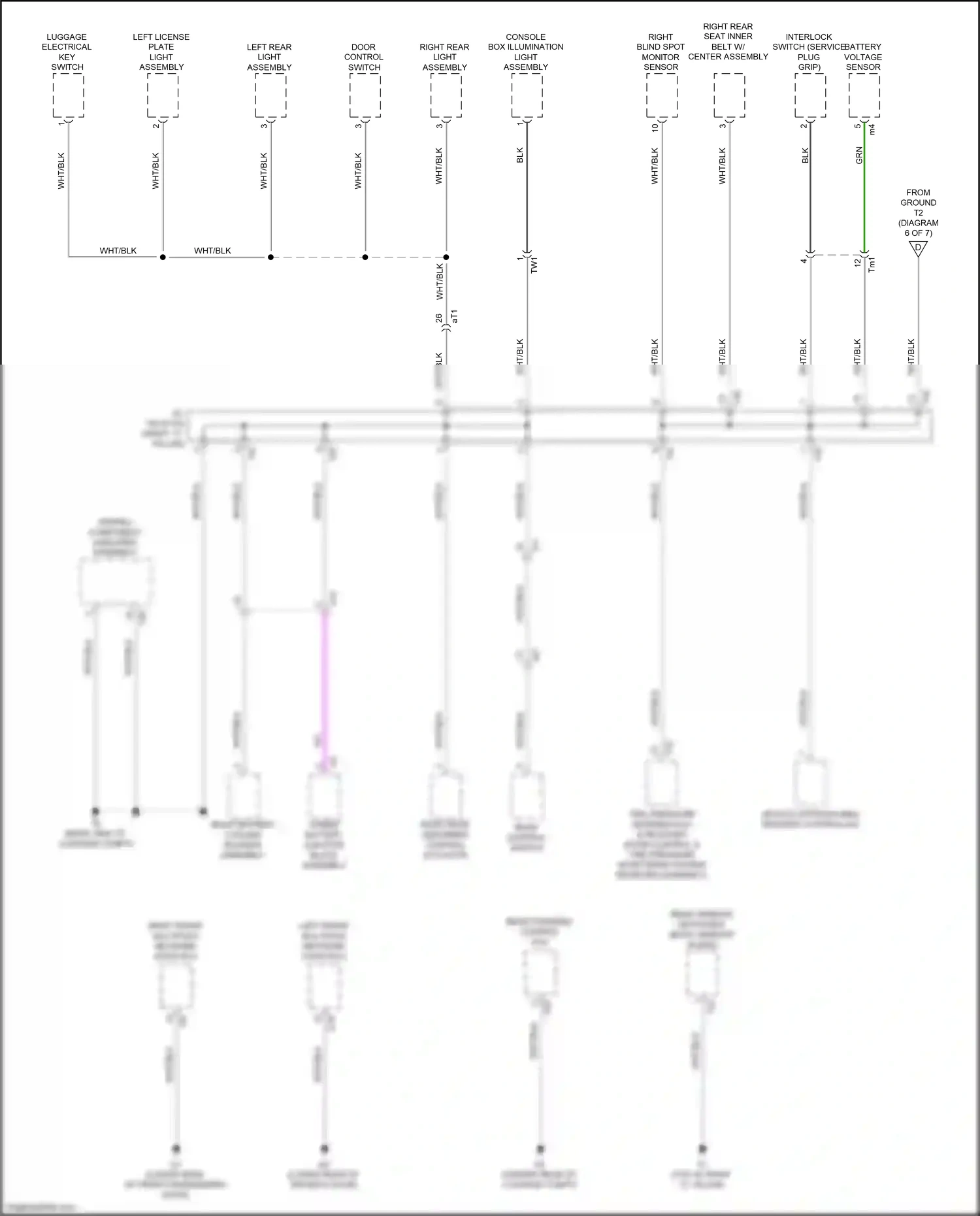 Lexus GS IV facelift (2015-2020) stereo component amplifier assembly wiring diagram  (2 of 11)