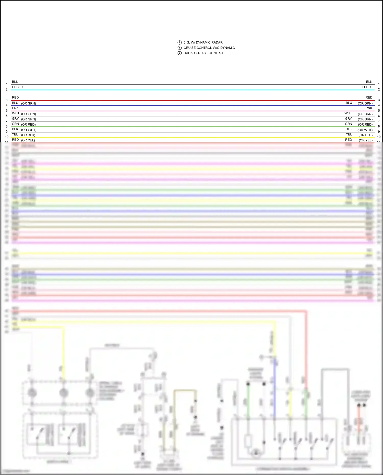 Lexus GS IV facelift (2015-2020) switch wire 1 wiring diagram  (5 of 11)