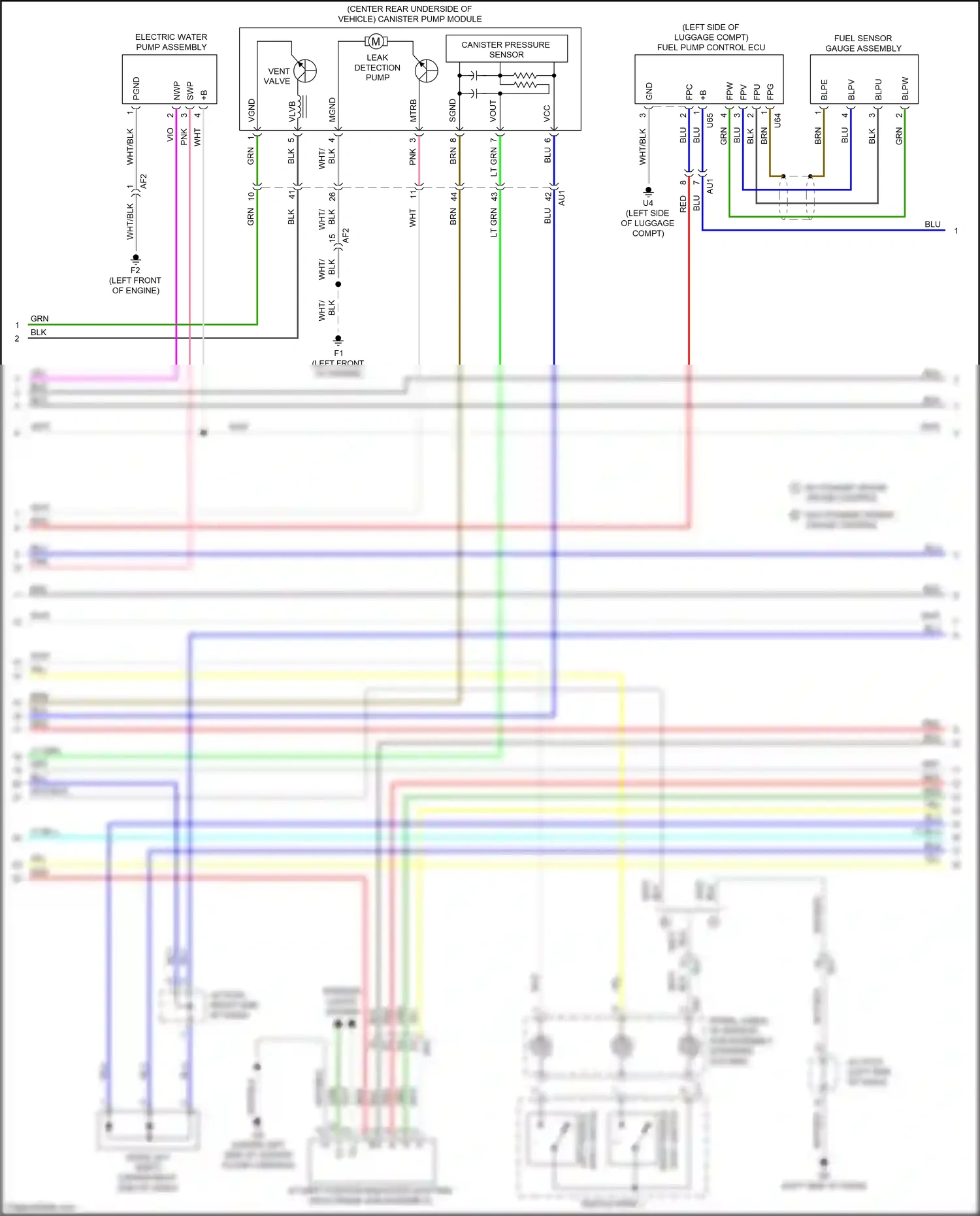 Lexus GS IV facelift (2015-2020) switch wire 1 wiring diagram  (8 of 11)