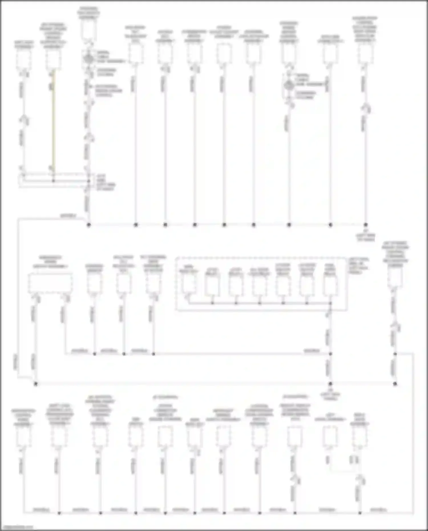 Wiring diagram tilt steering gear assembly w/ motor for Lexus GS IV facelift (2015-2020) (2 of 2)