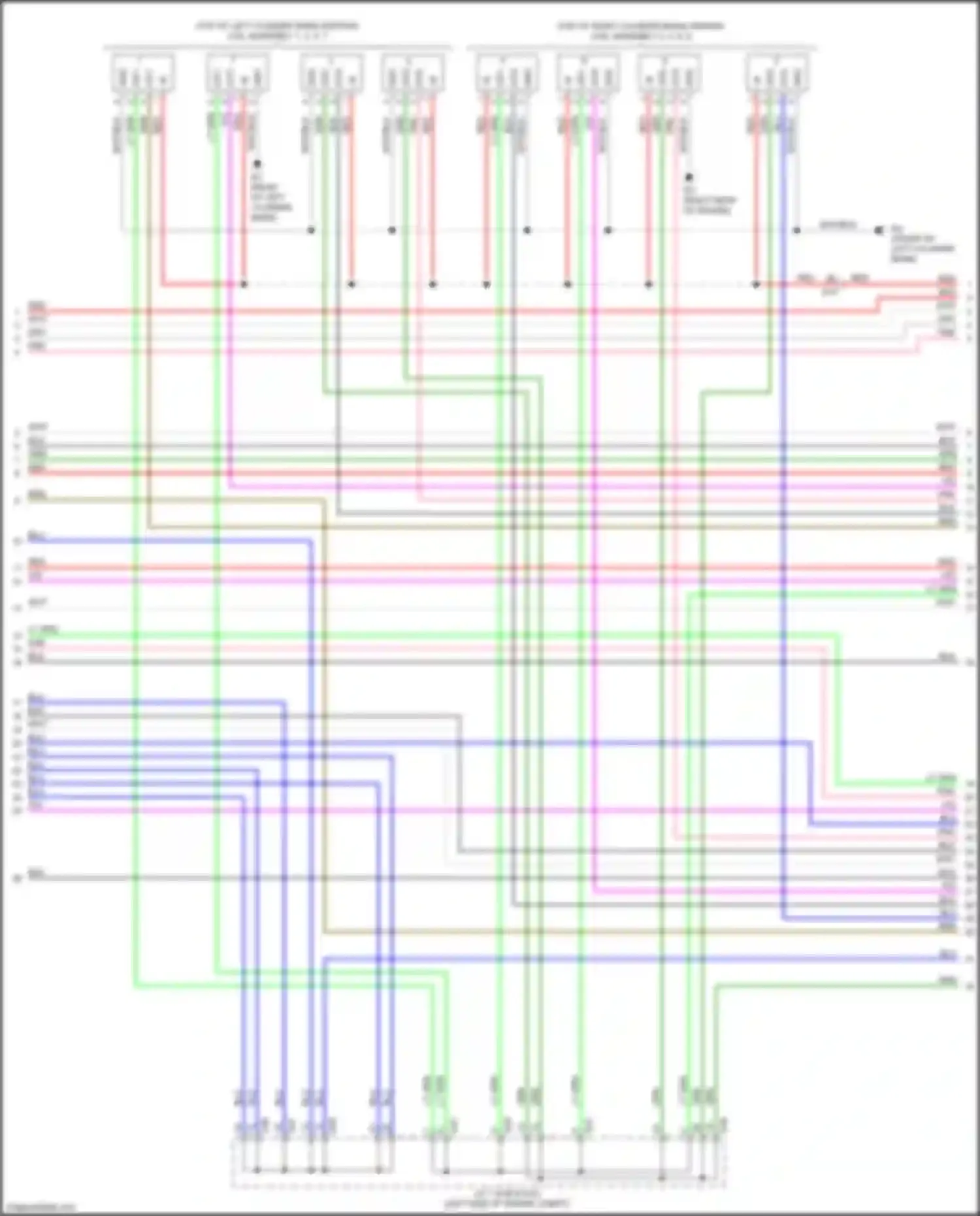 Wiring diagram blk for Lexus GS IV facelift (2015-2020)
