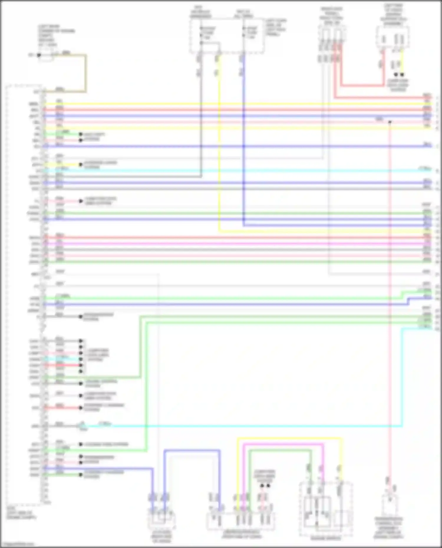 Wiring diagram transmission control ecu assembly for Lexus GS IV facelift (2015-2020) (9 of 9)