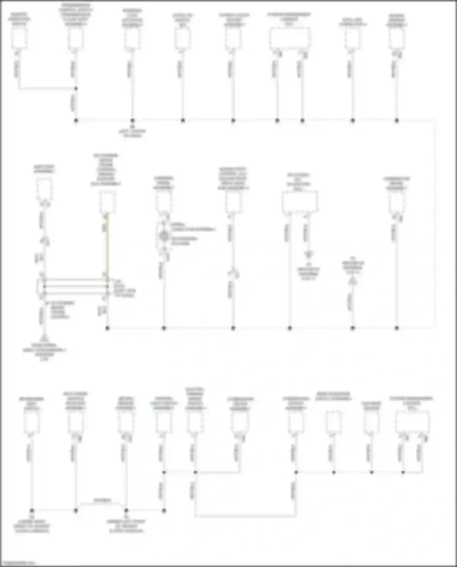 Wiring diagram multi-media module receiver assembly for Lexus GS IV facelift (2015-2020)