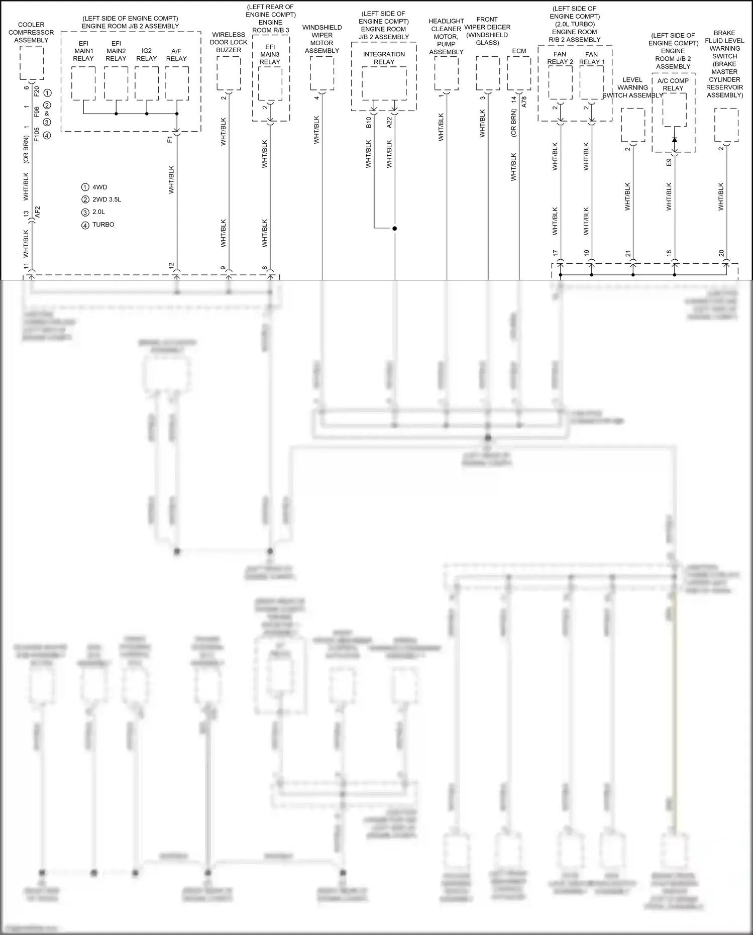 Lexus GS IV facelift (2015-2020) vacuum warning switch assembly wiring diagram  (1 of 1)