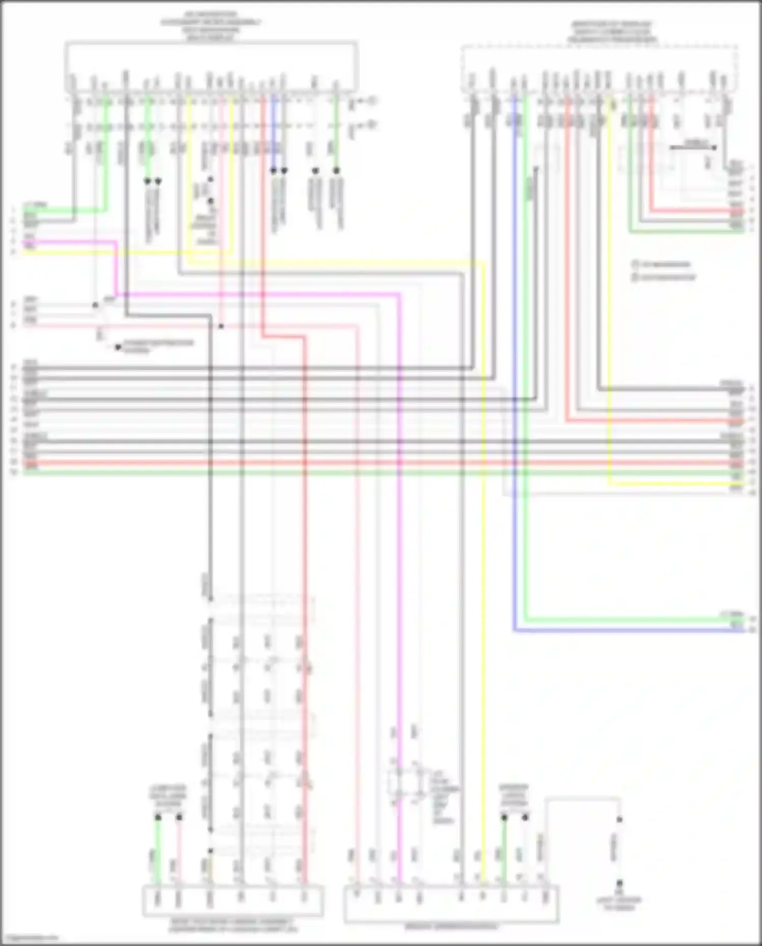 Wiring diagram computer data for Lexus GS IV facelift (2015-2020)