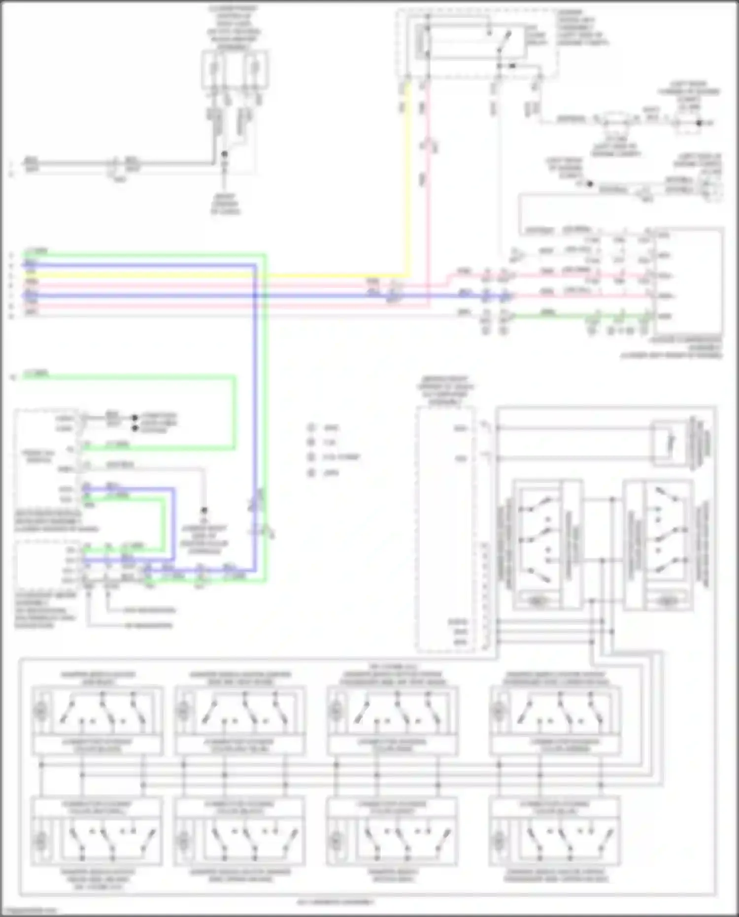 Wiring diagram multi-media module receiver assembly for Lexus GS IV facelift (2015-2020)